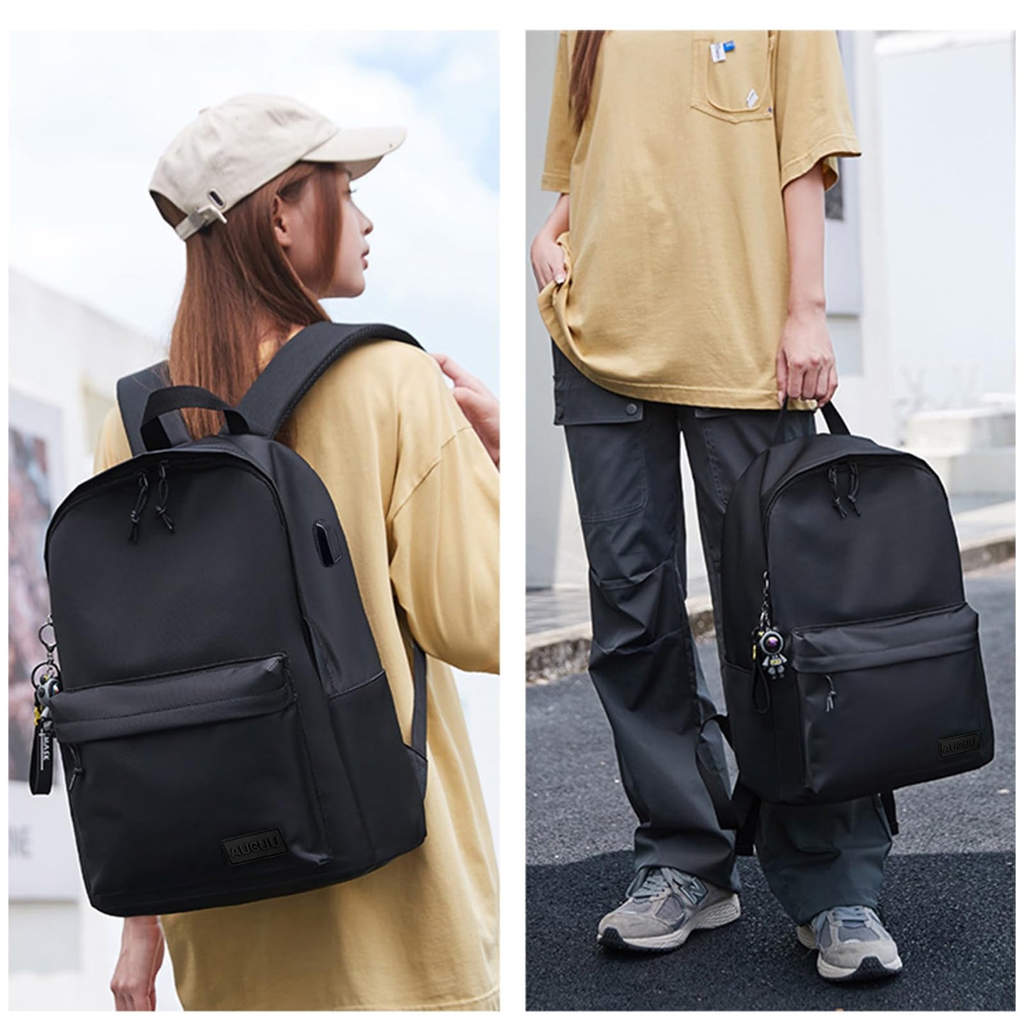 Water-Resistant 15.6" Laptop Backpack – Casual School Backpack