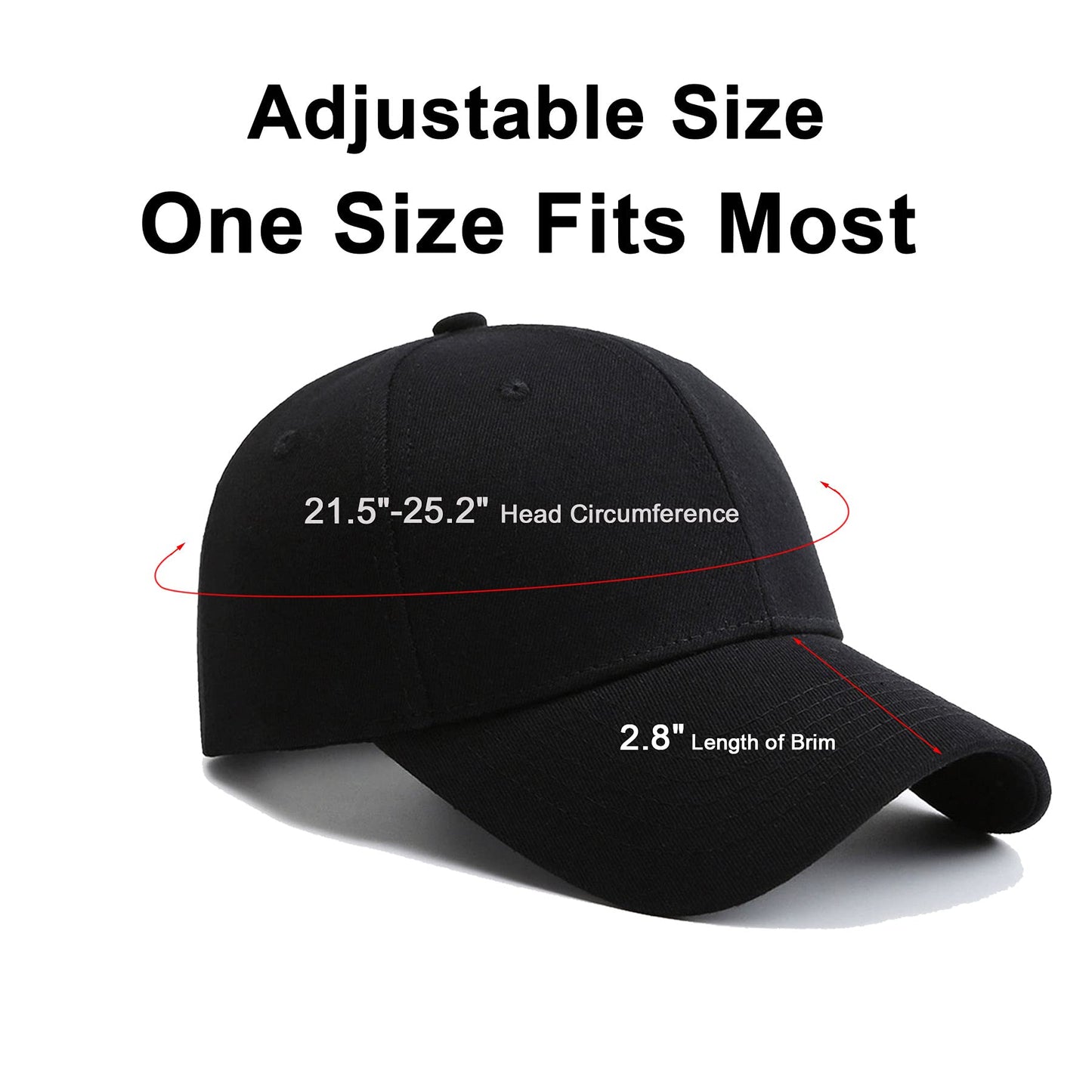 PFFY 2 Packs Baseball Cap Golf Dad Hat for Men and Women