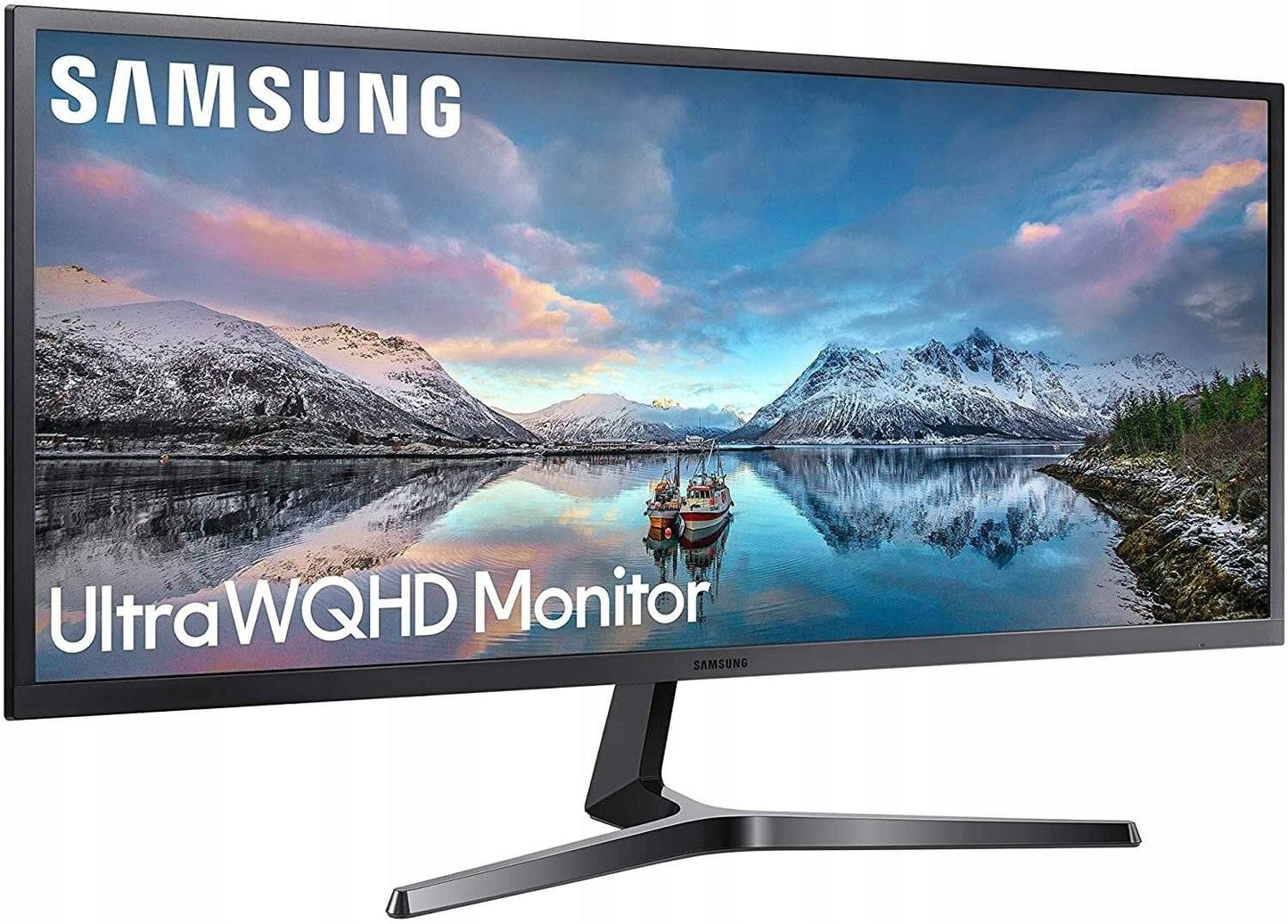 Samsung ViewFinity S50C Monitor S34C500GAU, 34 Zoll, VA-Panel, Ultra WQHD Auflösung, Eco Saving Plus, AMD Freesync, HDR10, 5 ms Reaktionszeit, Bildwiederholrate 100 Hz, Schwarz