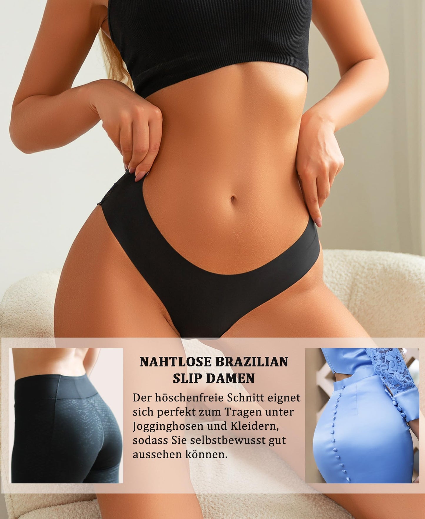 Women’s Lace Seamless Underwear Pack of 6