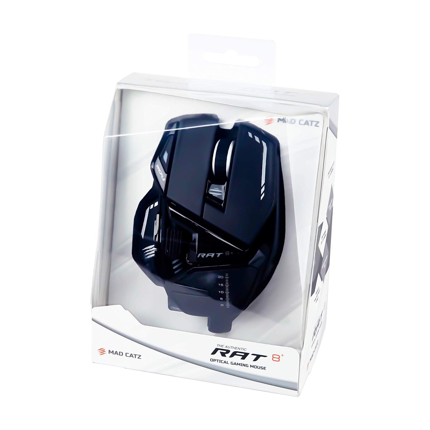 MadCatz R.A.T. 6+ Optical Gaming Mouse, Black