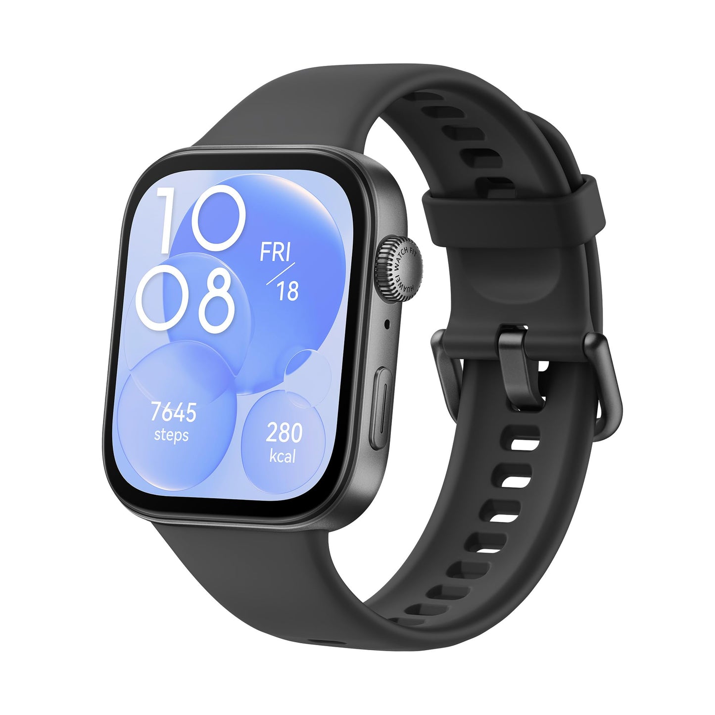 HUAWEI Watch FIT 3, Bluetooth-Anrufe, GPS,Smartwatch, Aluminum Case, iOS&Android, 1,82" AMOLED-Display, Bis zu 10 Tage Akkulaufzeit, Gesundheits&Fitness-Management, Gray Nylon【Amazon Exclusive】