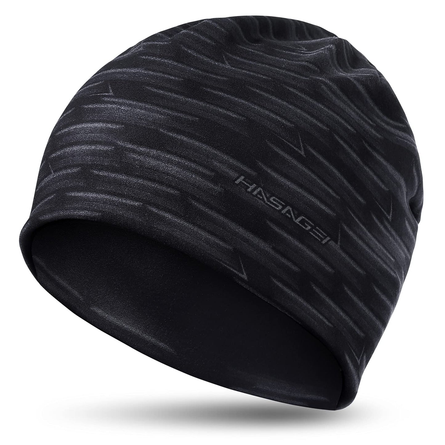 HASAGEI Laufmütze Herren Damen Fahrradmütze unter Helm Mütze Beanie Kalten Jahreszeit Warm Sportmütze Antistatisch Bedruckter Hut für Freizeitaktivitäten Joggen Reisen Ski Bergsteigen Radfahren