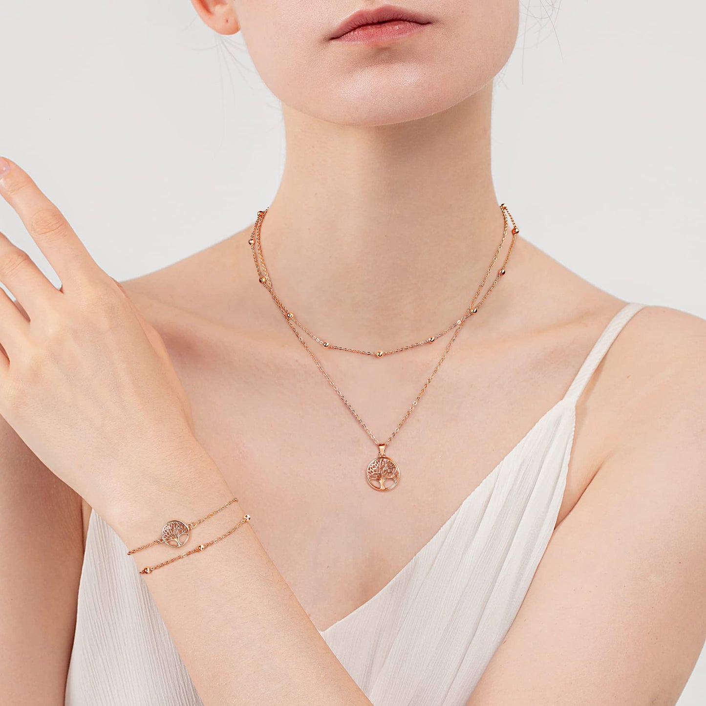Lydreewam Women's Tree of Life Necklace