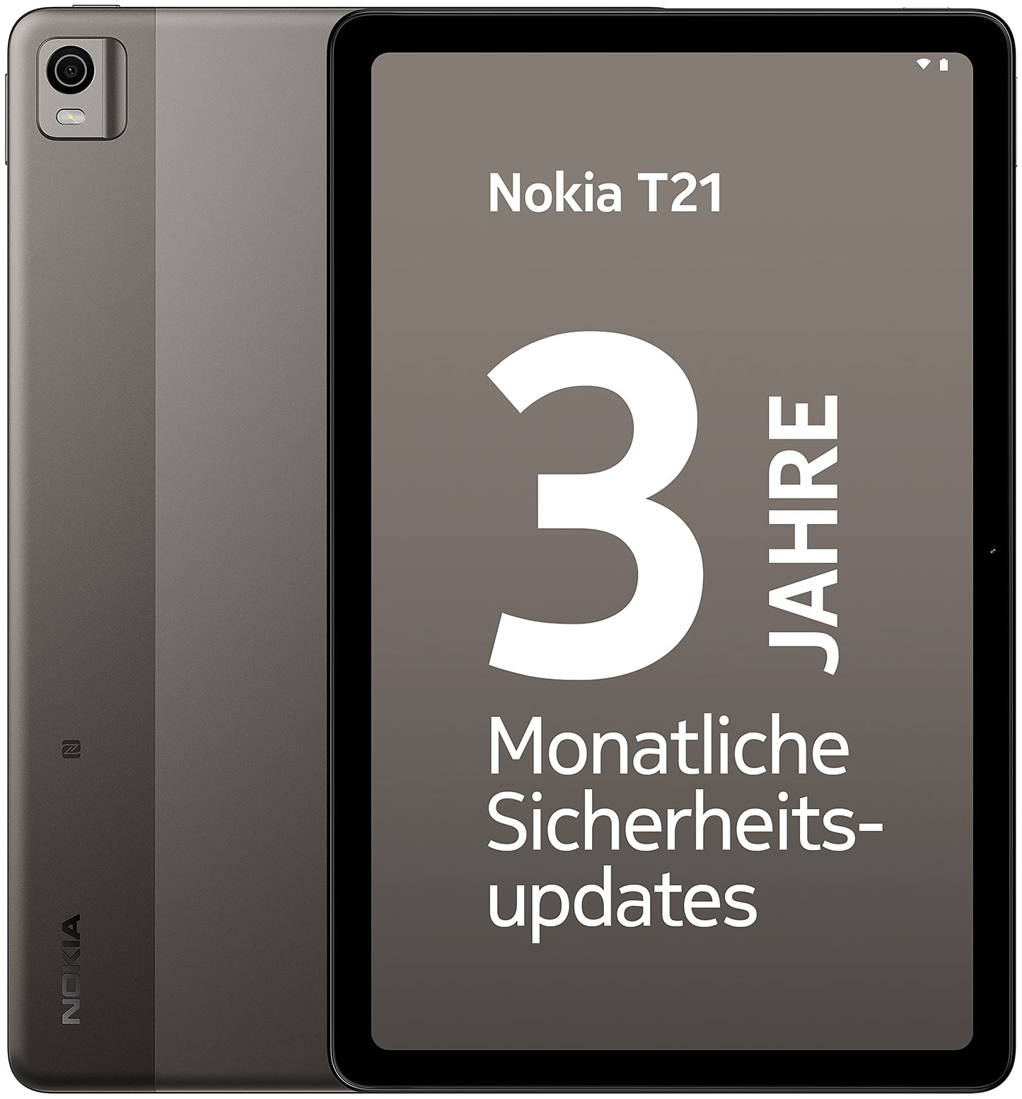 Nokia T21 Android 12 LTE Tablet, 10.36" Display, 18W Fast Charging, Gray