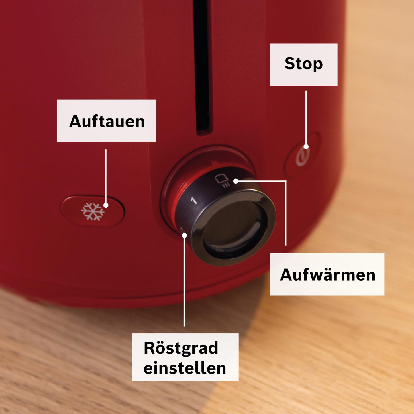 Bosch Kompakt Toaster MyMoment, integrierter Brötchenaufsatz, mit Auftaufunktion, mit Abschaltautomatik, Liftfunktion, Brotzentrierung, perfekt für 2 Scheiben, 800 Watt, Schwarz matt