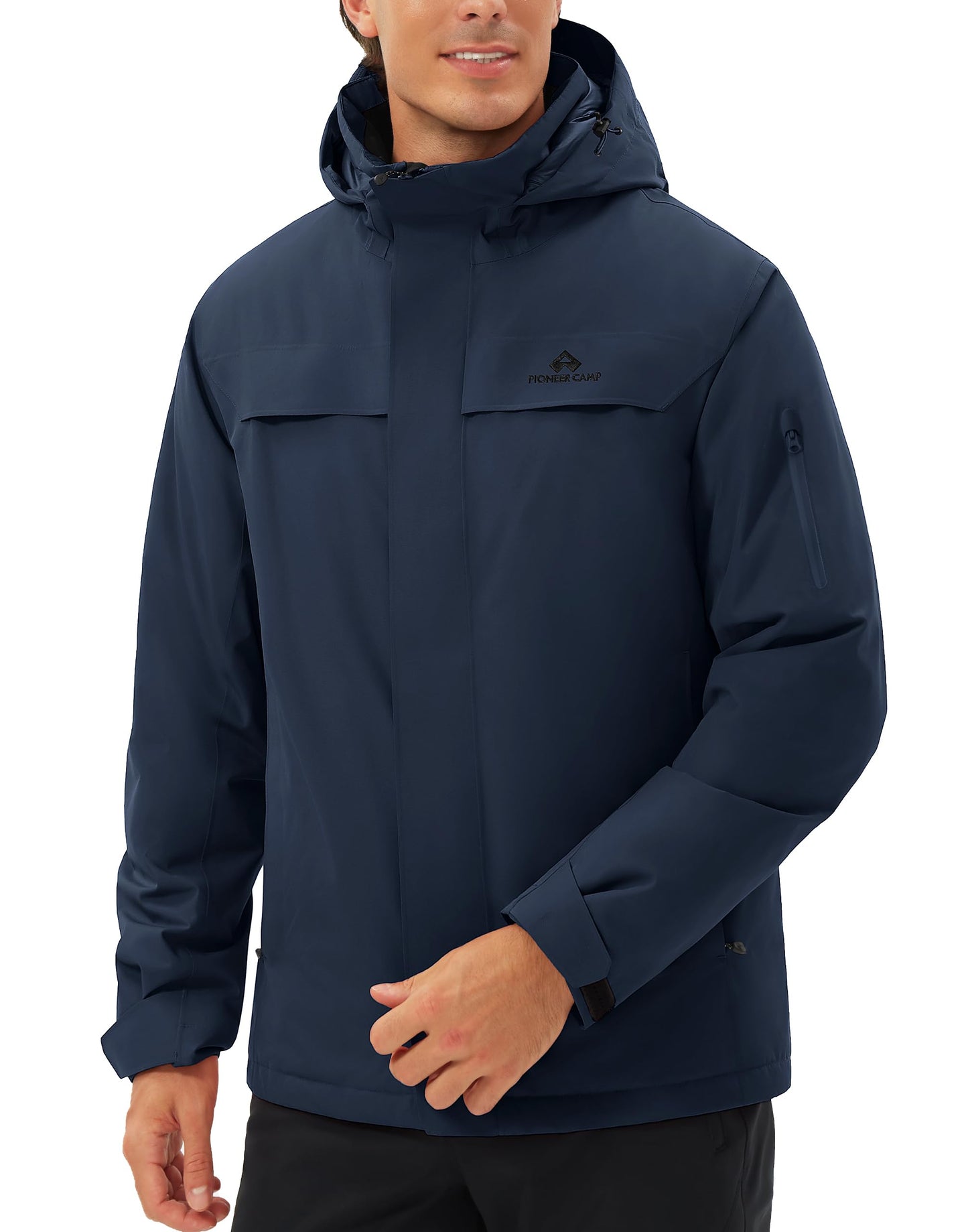 Men’s Ski Jacket – Waterproof, Warm & Breathable Snowboarding Winter Coat