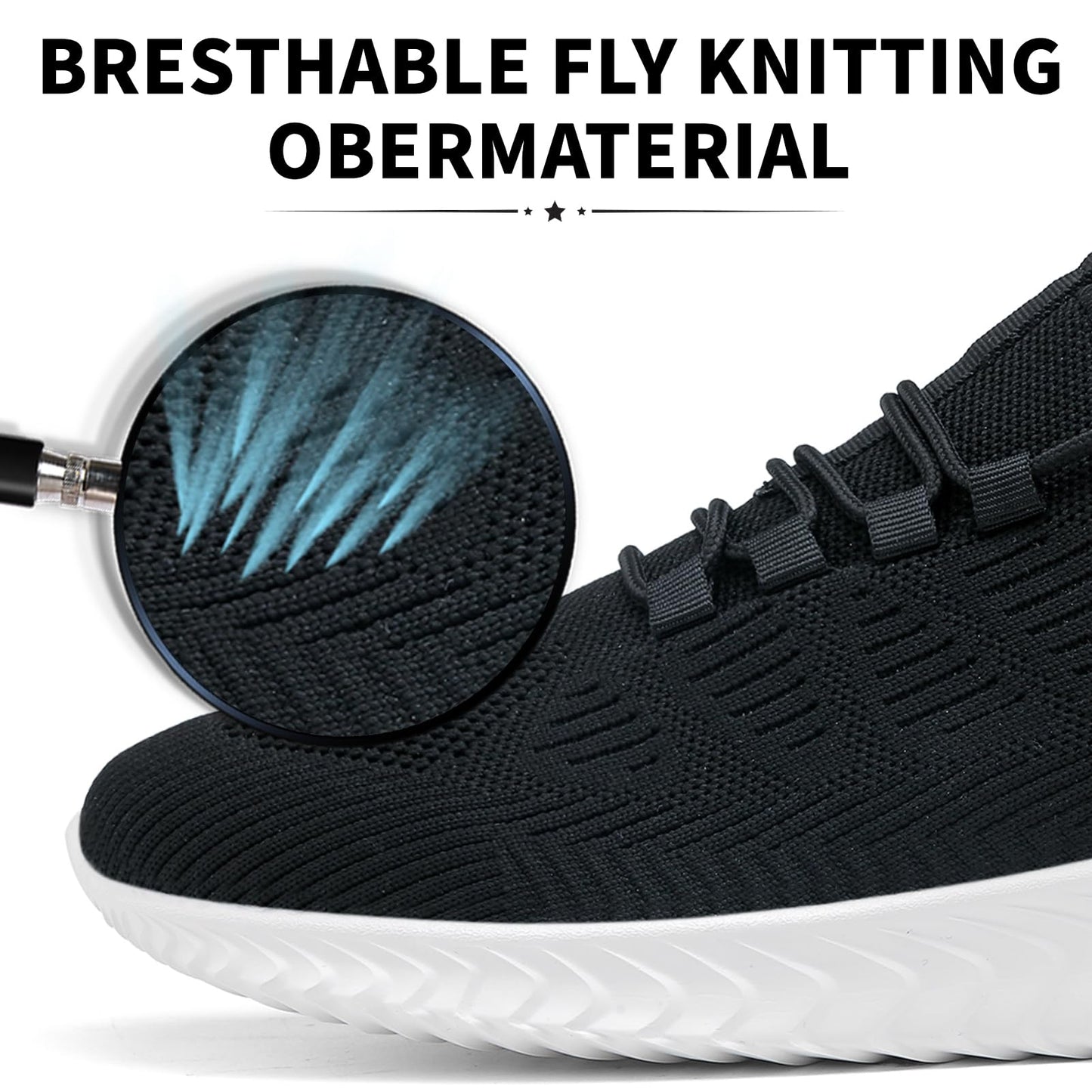QIJGS Men’s Shoes – Slip-On Sports Sneakers