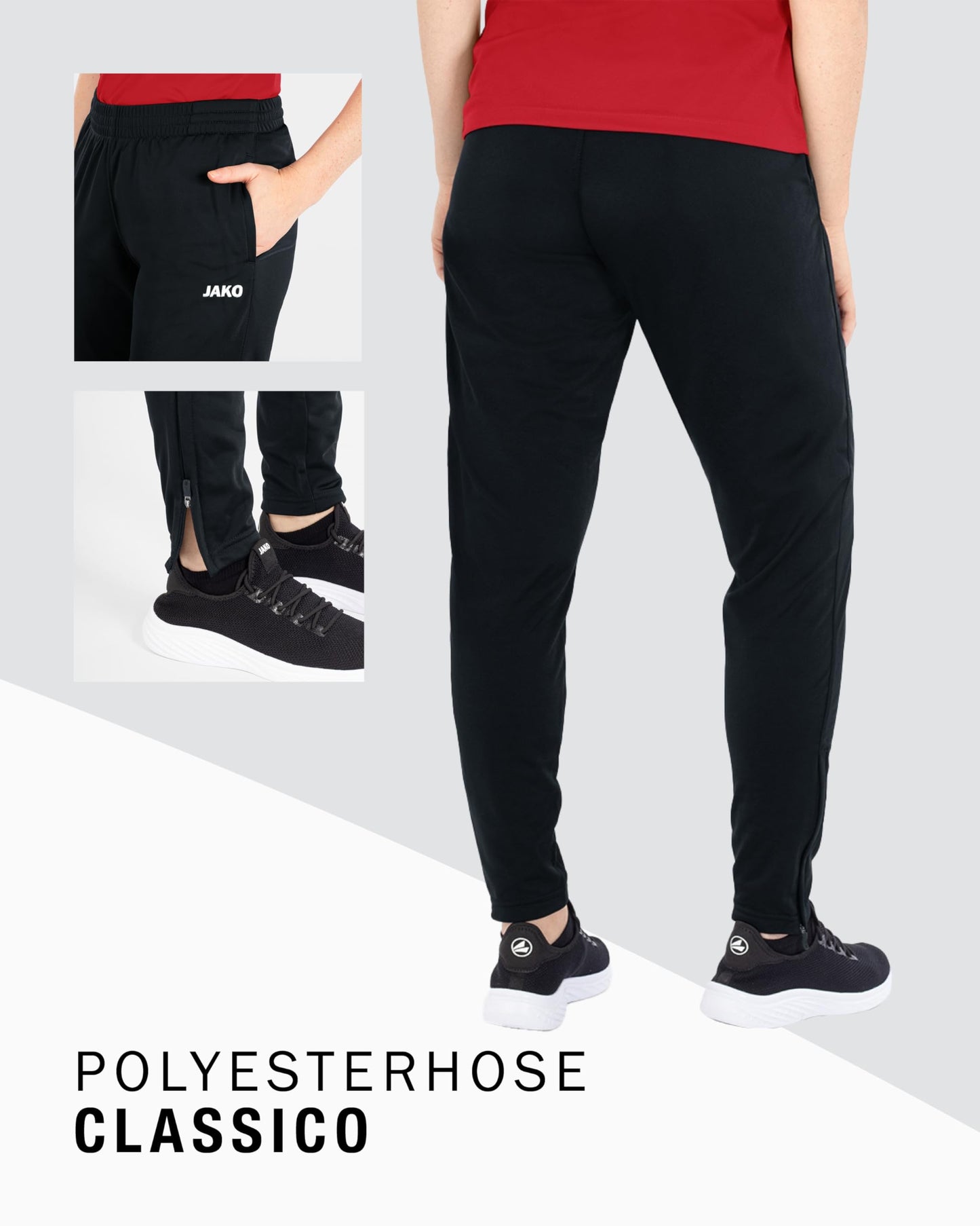 JAKO Women’s Classico Sport Pants – Jogging Pants