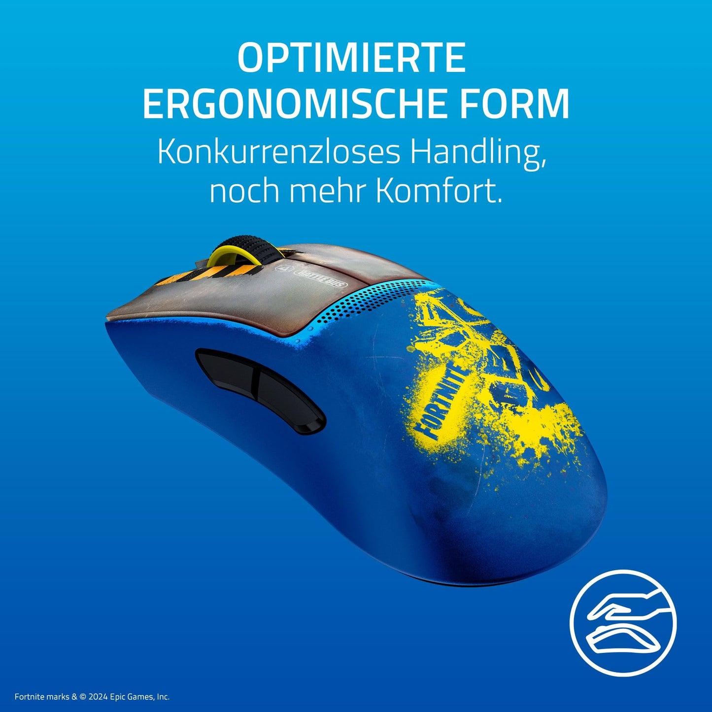 Razer DeathAdder Essential (2021) - Kabelgebundene Gaming-Maus mit Optischem Sensor mit 6400 DPI (5 programmierbare Tasten, Ergonomischer Formfaktor, 10 Millionen Klicks Lebensdauer) Schwarz