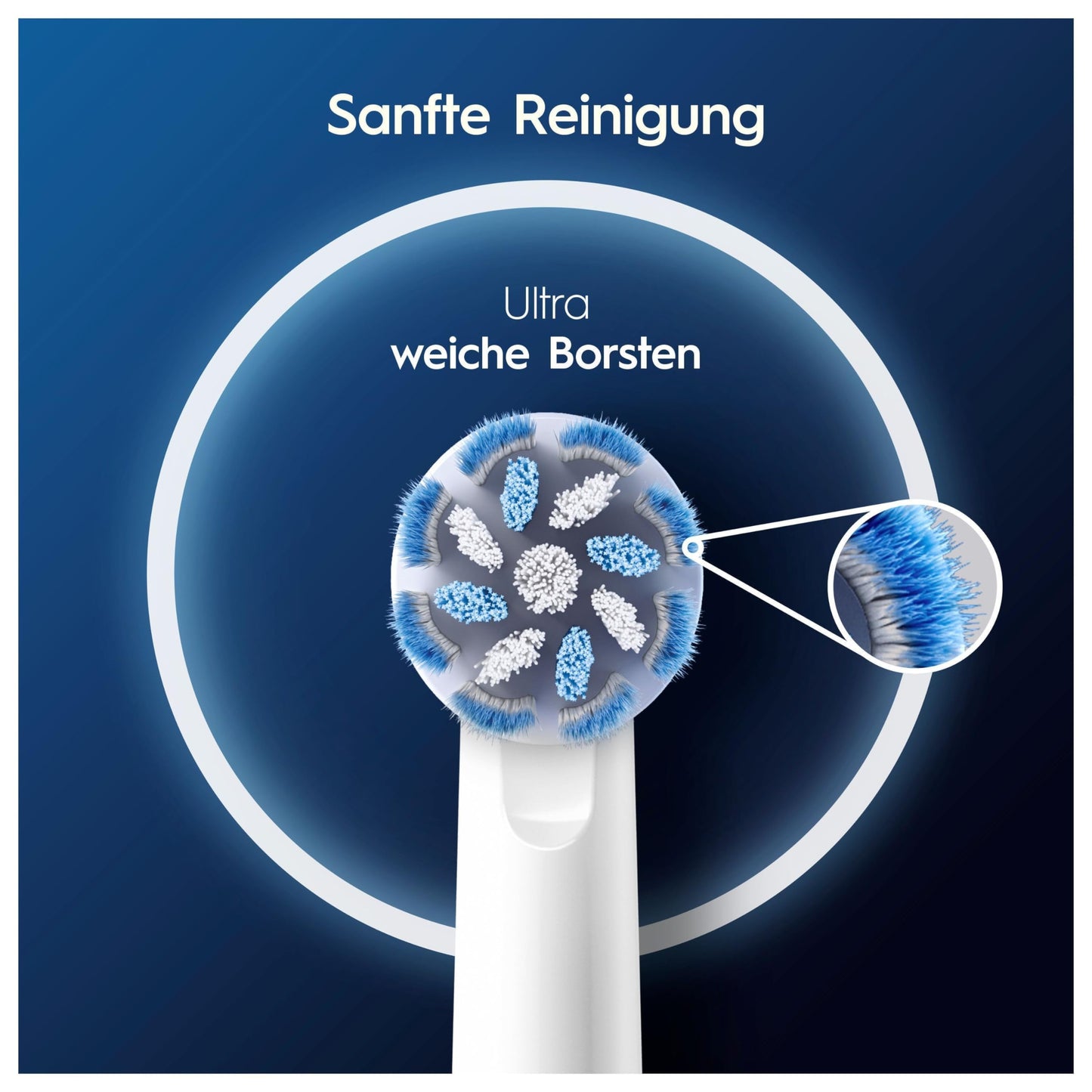 Oral-B Pro Sensitive Clean Aufsteckbürsten für elektrische Zahnbürste, 10 Stück, sanfte Zahnreinigung, X-Borsten, Original Oral-B Zahnbürstenaufsatz, briefkastenfähige Verpackung, Made in Germany