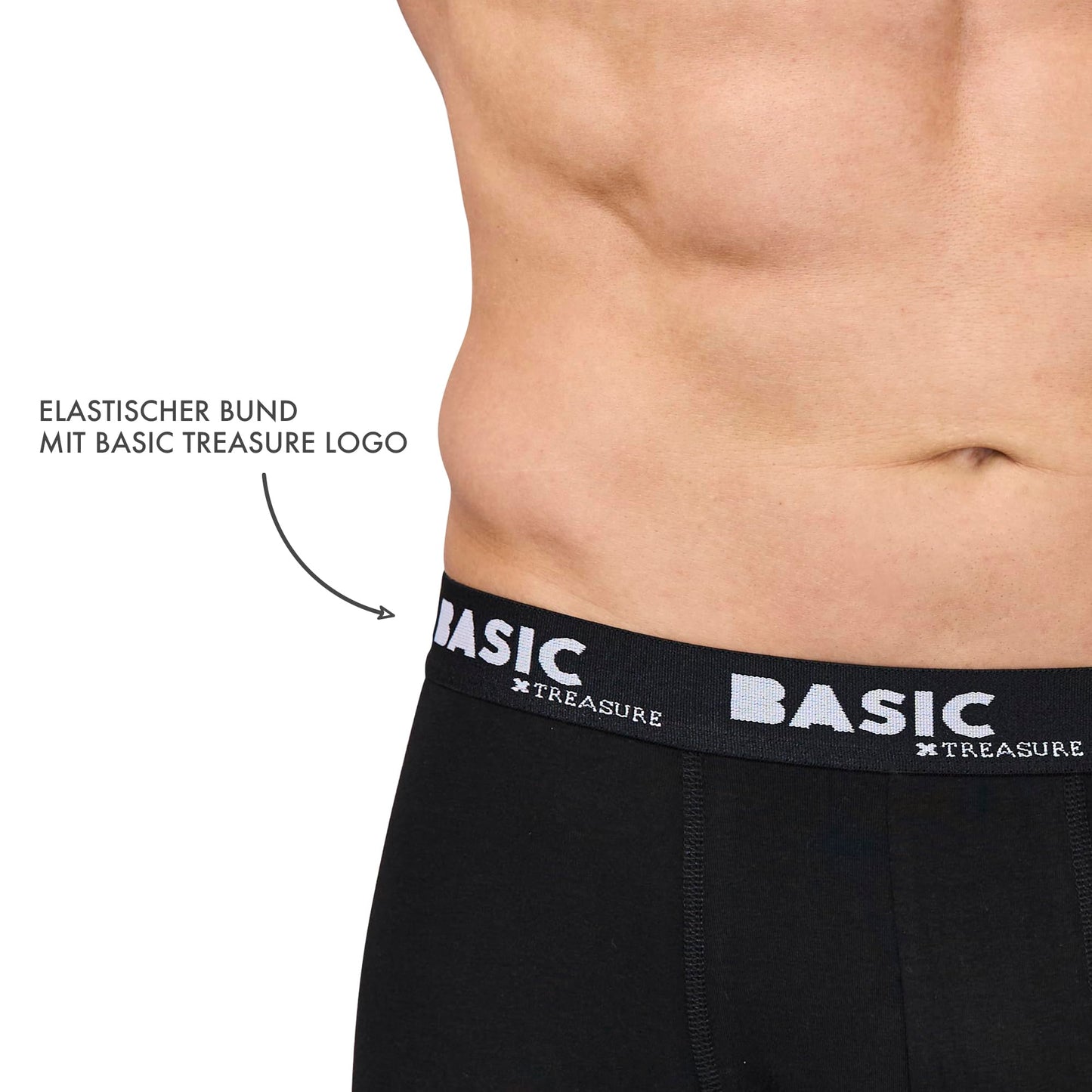 Basic Treasure 8/9-Pack Men’s Boxer Shorts