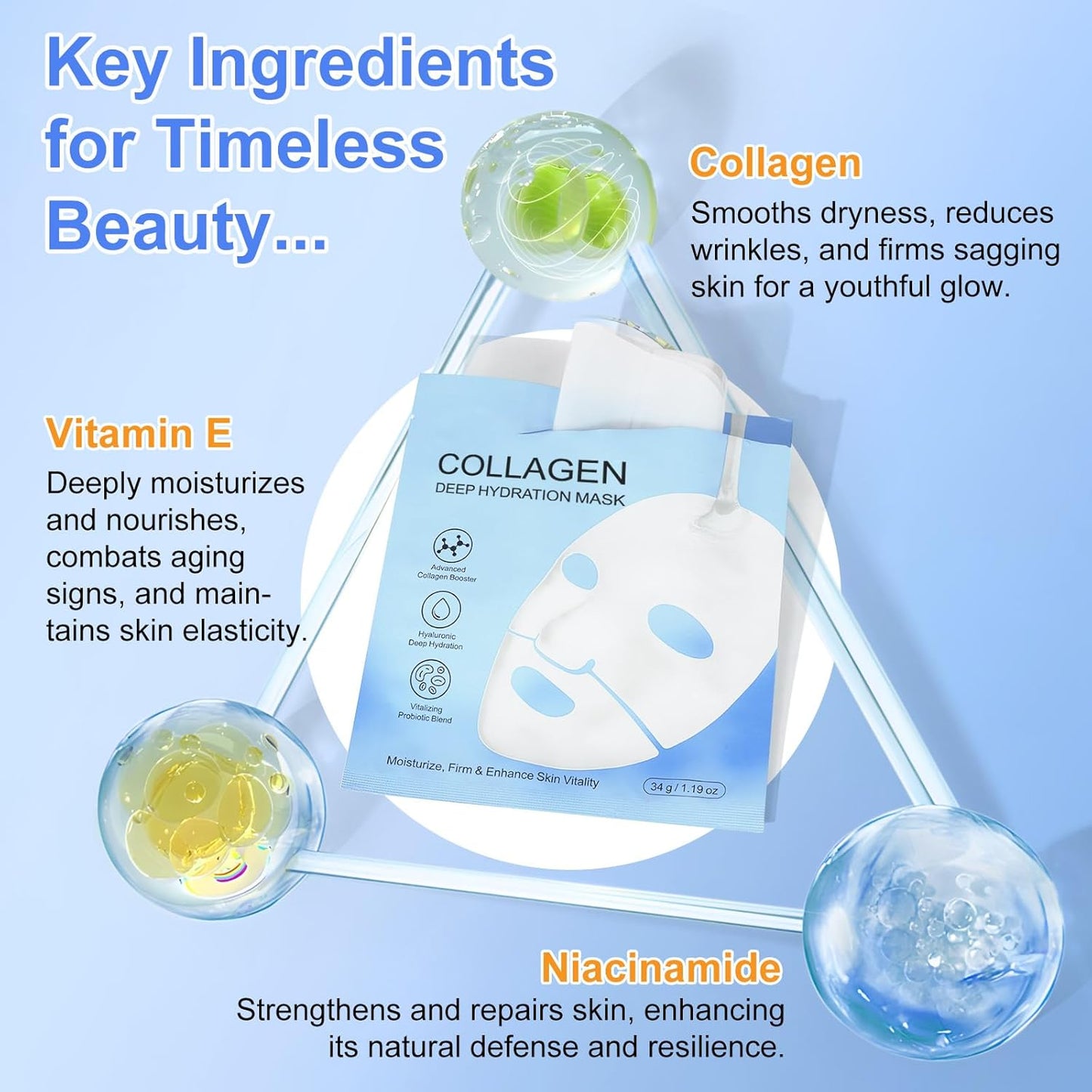 Collagen Real Deep Mask – Hydrating & Lifting Overnight Care