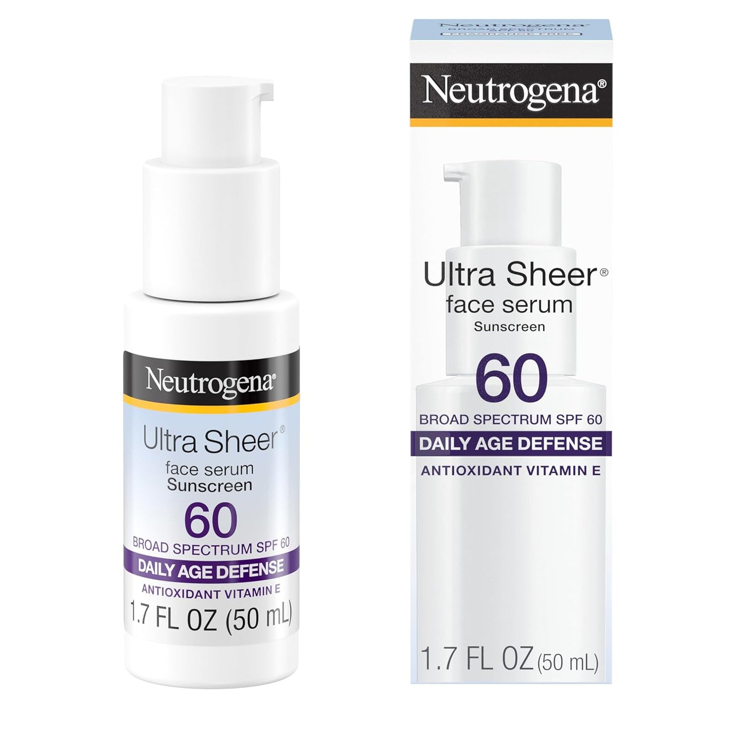 Neutrogena Ultra Sheer Moisturizing Face Serum SPF 60