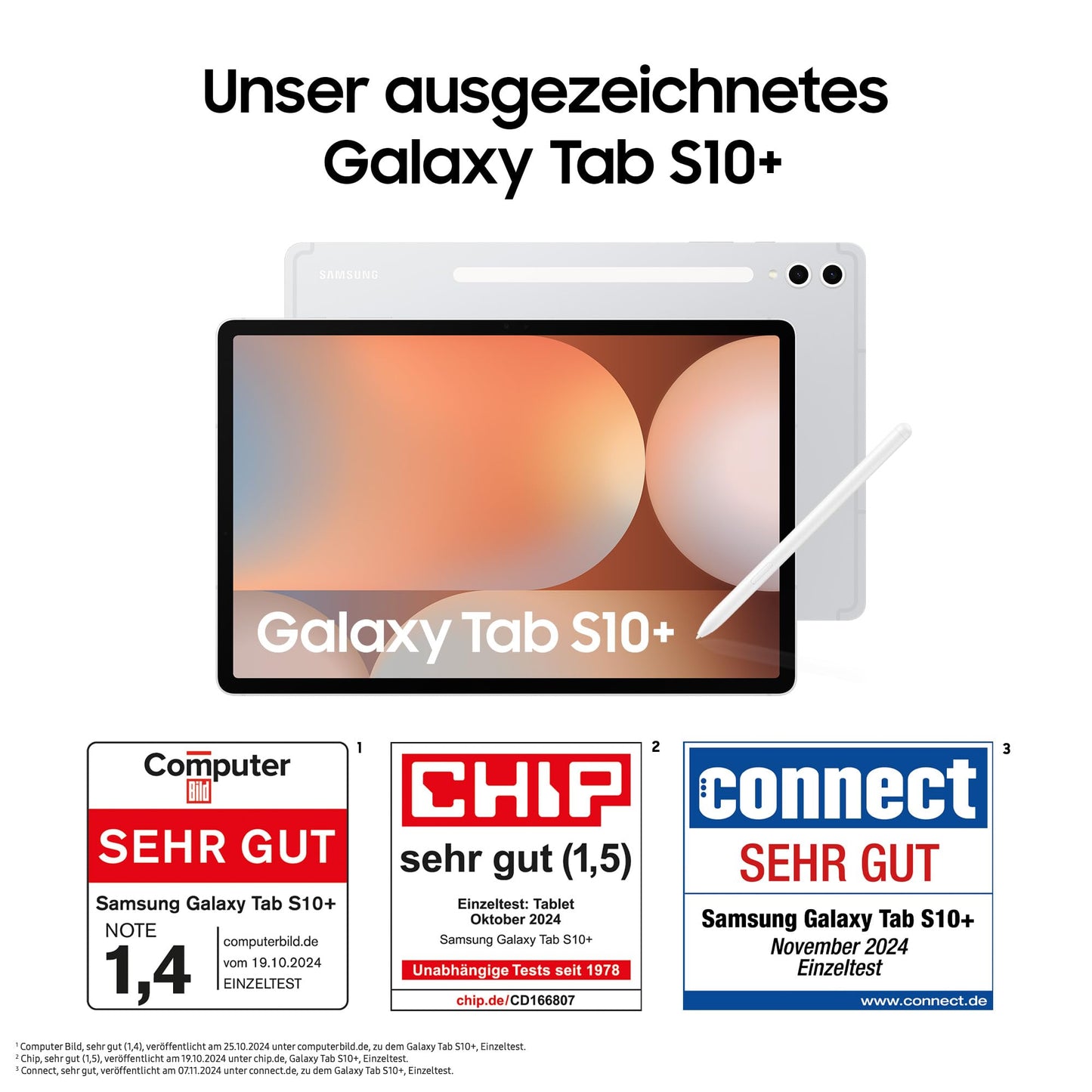 Samsung Galaxy Tab S10+ AI Tablet, Android Tablet, 12 GB RAM