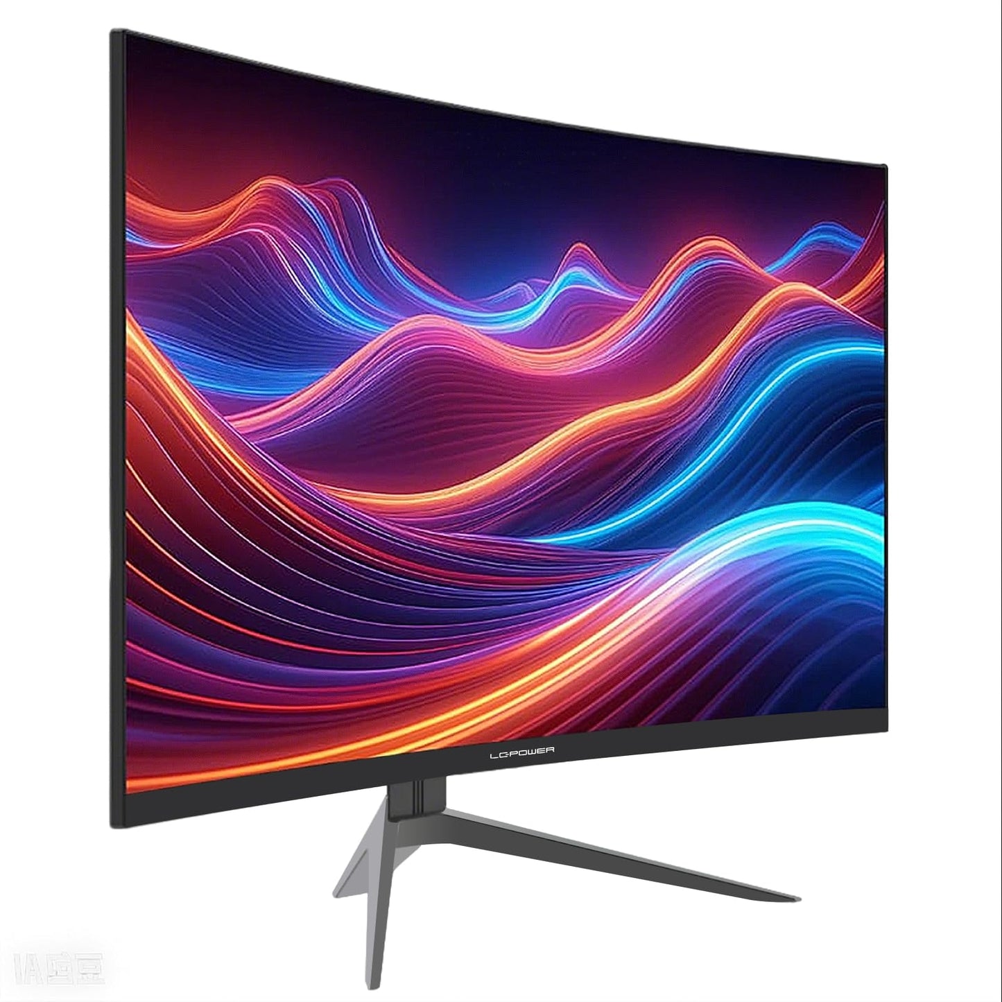 LC-POWER LC-M24-FHD-165-C-V2 24 Zoll Curved Gaming Monitor, FHD 1920x1080 Pixel, 1ms, 165Hz, AMD FreeSync, G Sync kompatibel, HDMI, Display Port, VESA