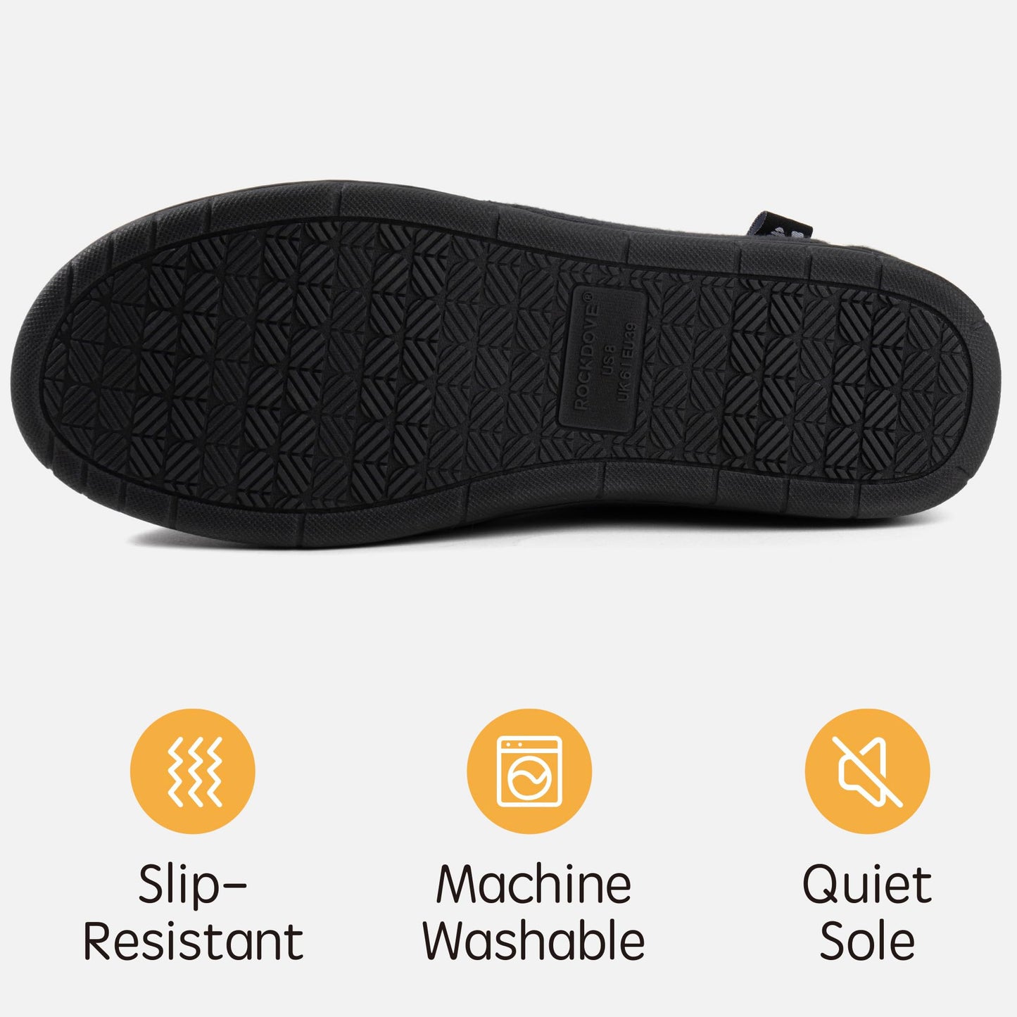 RockDove Ladies Two-Tone Hooded Loafers with Removable Insole