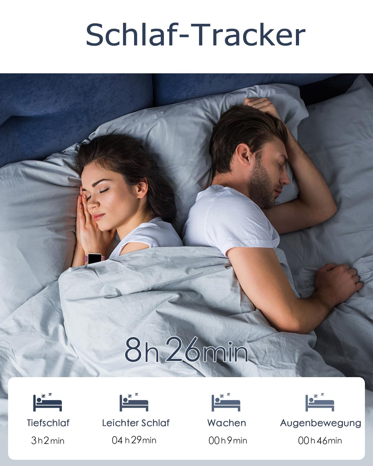 GRV Smartwatch für Damen Herren mit Telefonfunktion,Fitnessuhr mit Pulsmesser SpO2 Schlafmonitor Schrittzähler IP68 Wasserdicht,Multi Sportmodi Smart Watch Fitness Tracker für iOS Android Handy