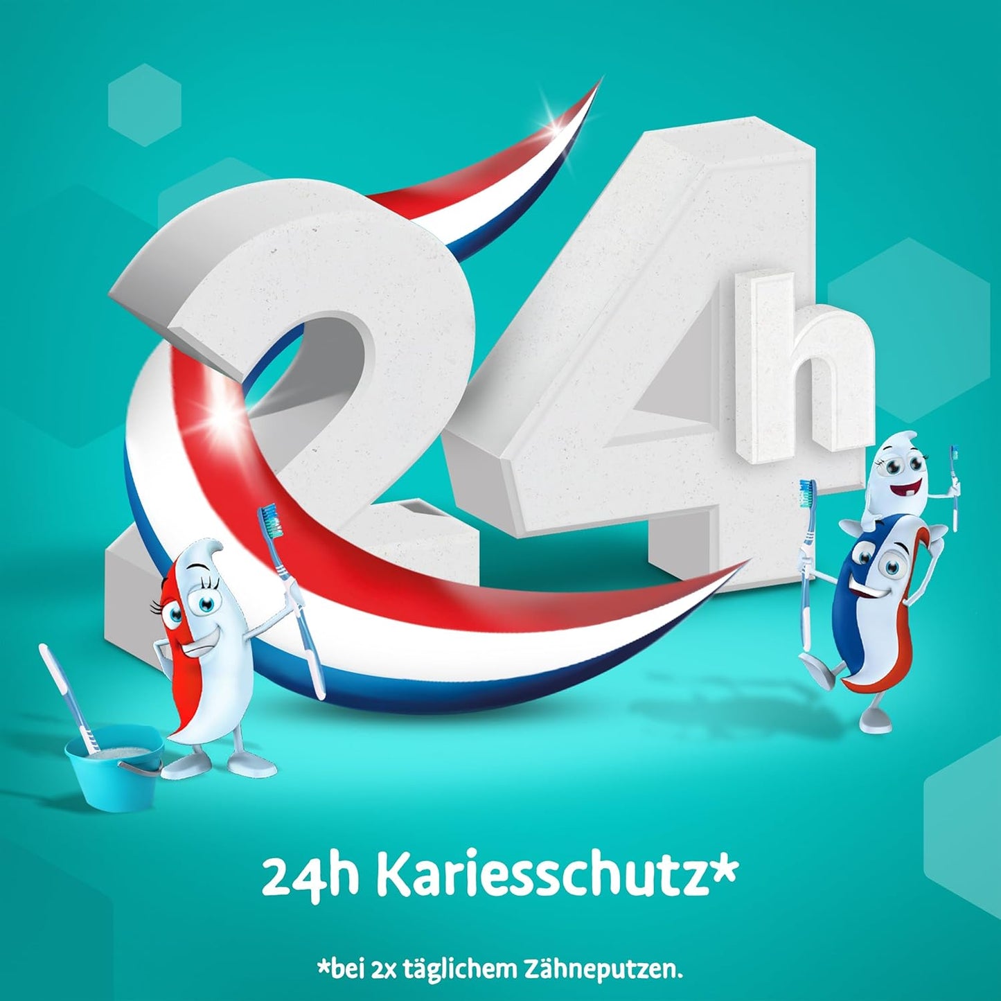 Odol-med3 Juniorzahn Zahnpasta, Zahnpasta Kinder ab 6 Jahren, Zahncreme zum Schutz von Milchzähnen und bleibenden Zähnen, ohne Titandioxid, künstliche Aromen & Süßstoffe, 75ml