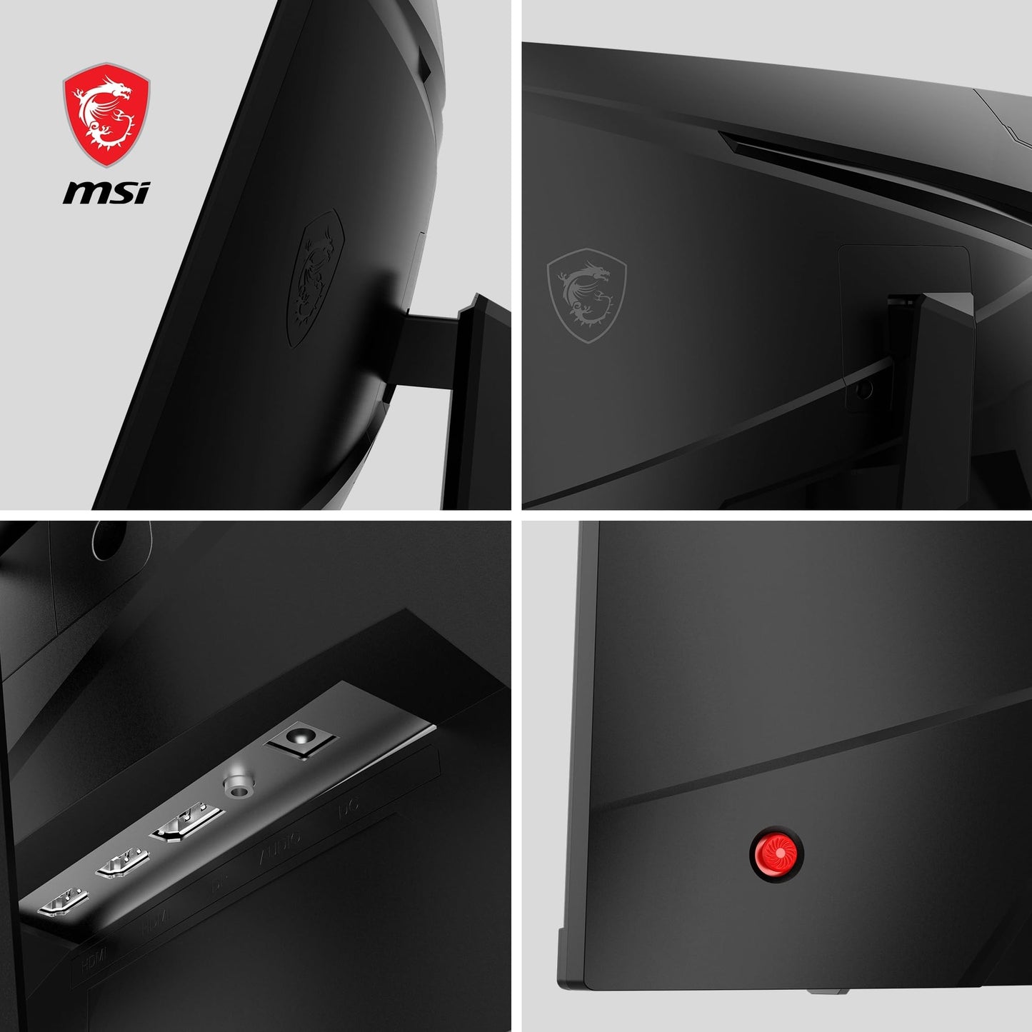 MSI G2422C 23,6 Zoll FHD Curved Gaming Monitor - 1500R 1920 x 1080 VA Panel, 180Hz / 1ms, Adaptive Sync - DP 1.2a, HDMI 2.0b CEC
