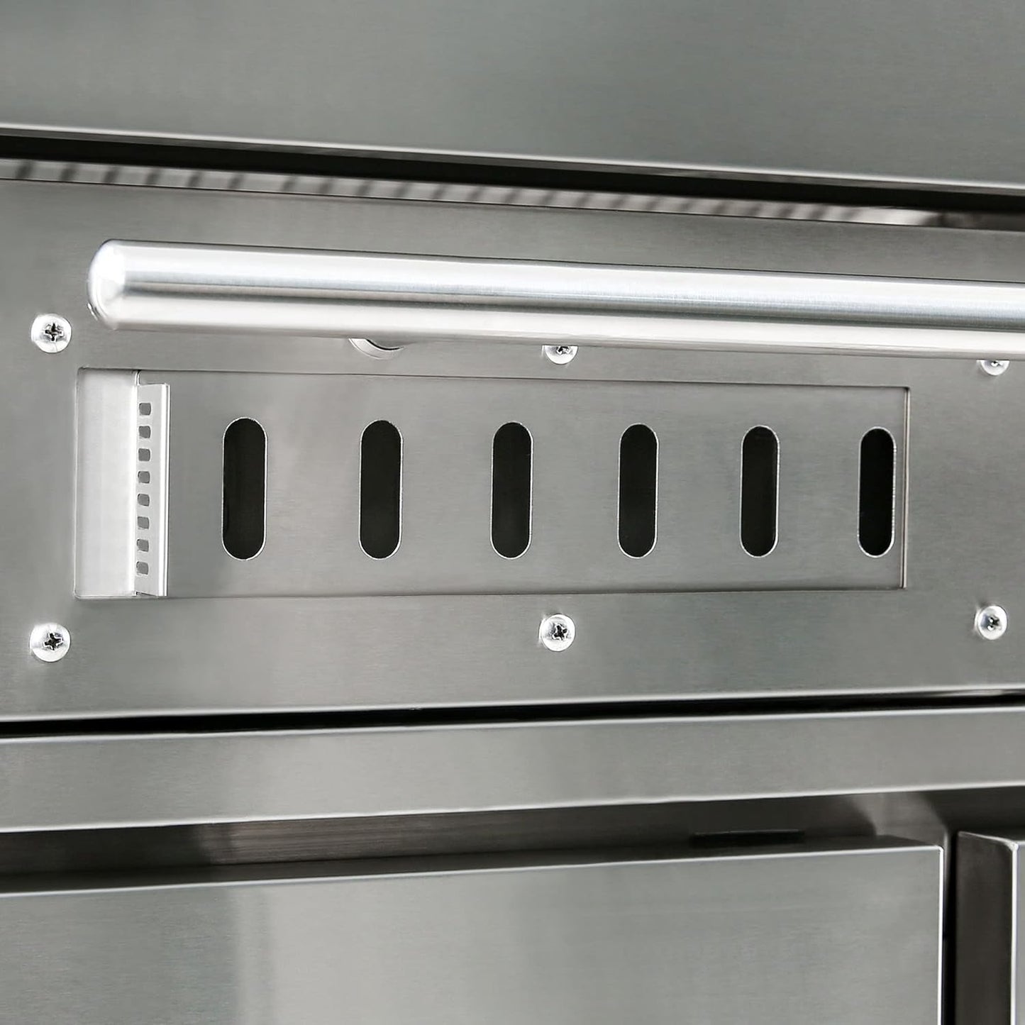 Mayer Barbecue BRENNA charcoal grill MKG-400 Premium, extension module for outdoor kitchens, V2A stainless steel, grill area 70 x 45 cm, 81 x 58 x 119.5 cm