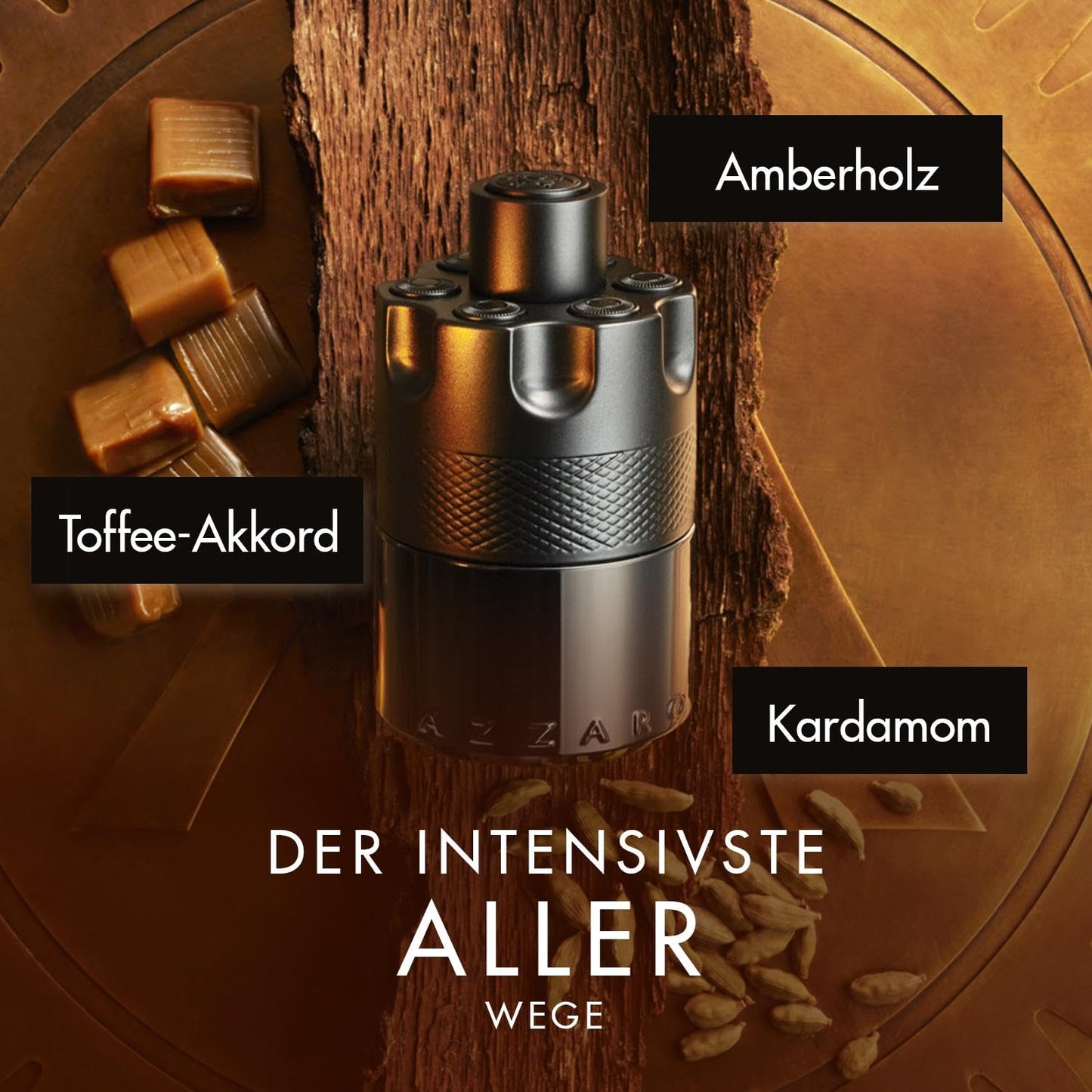 Azzaro The Most Wanted Intense Perfume for Men | Eau de Parfum pour Homme | Vaporisateur/Spray | Long-lasting | Strong, spicy men's fragrance