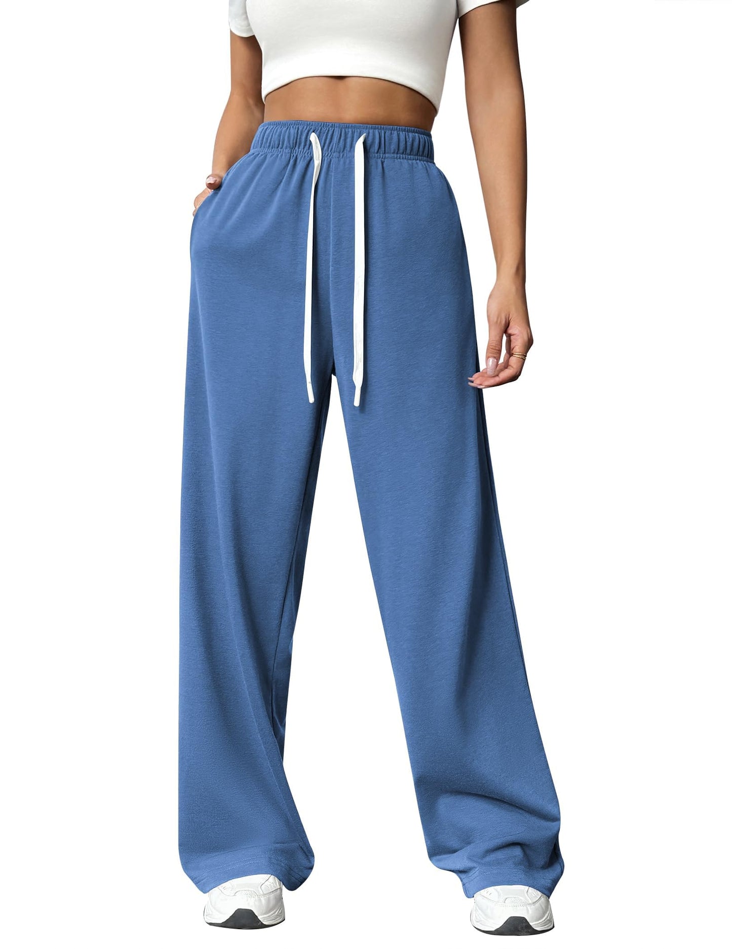 PINSPARK Women’s Jogger Pants – High-Waist Baggy Sweatpants