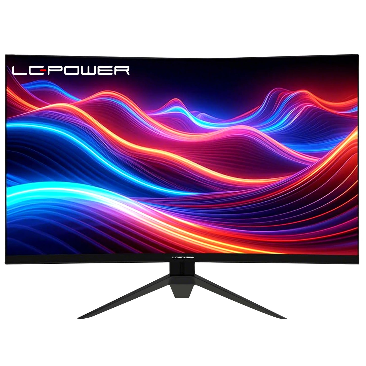 LC-POWER LC-M24-FHD-165-C-V2 24 Zoll Curved Gaming Monitor, FHD 1920x1080 Pixel, 1ms, 165Hz, AMD FreeSync, G Sync kompatibel, HDMI, Display Port, VESA