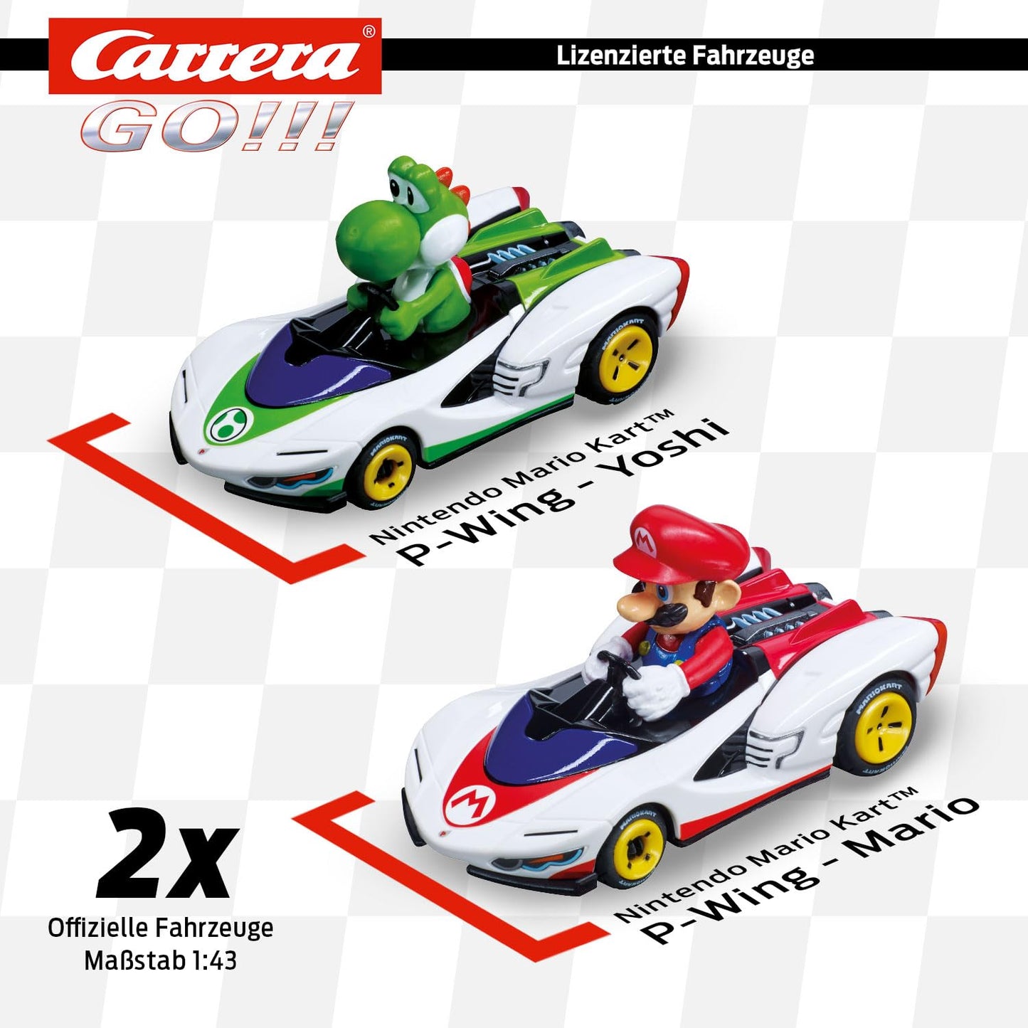 Carrera - 20062492 - Carrera 20062492 Nintendo Mario Kart 8, Mehrfarbig, 58 x 10 x 40 cm