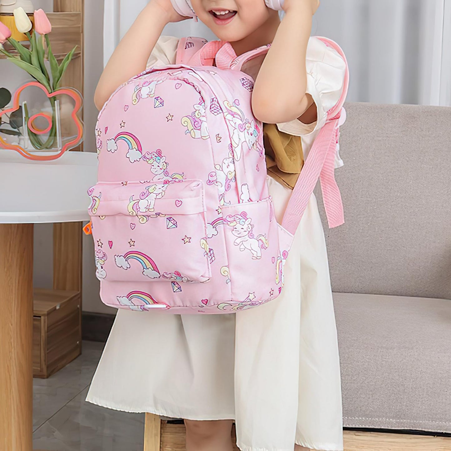 Hifot Unicorn Mini Backpack for Girls