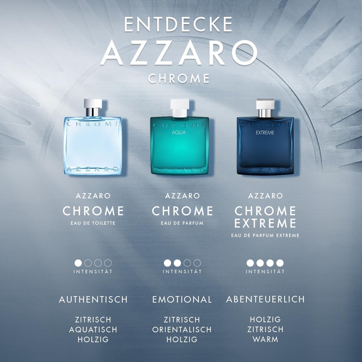Azzaro Chrome Parfüm für Herren | Eau de Toilette Spray | Langanhaltend | Zitrisch-holziger Männer Duft |30ml
