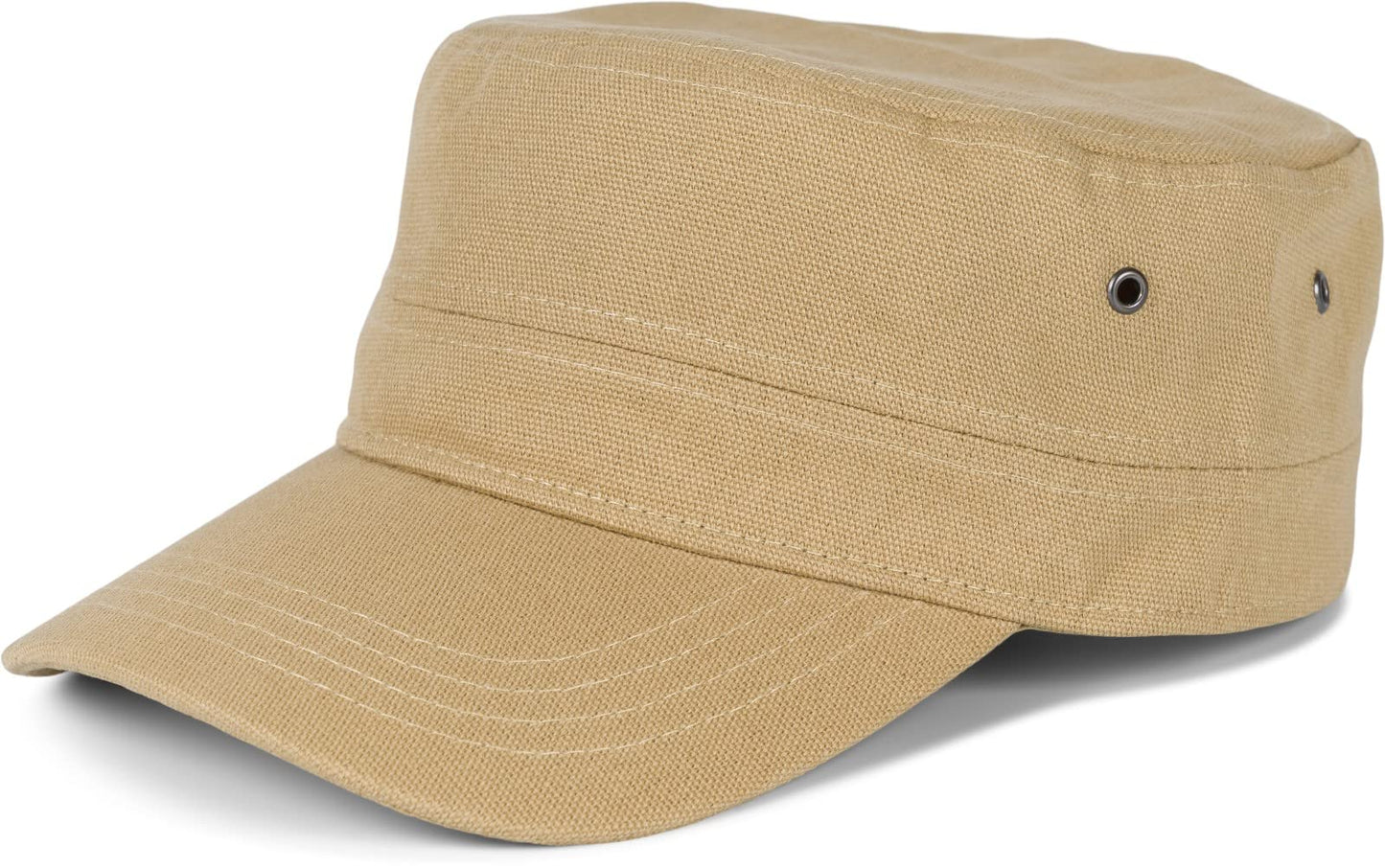 styleBREAKER Unisex Cap im Military-Stil aus robustem Baumwoll-Canvas, Klettverschluss verstellbar 04023020