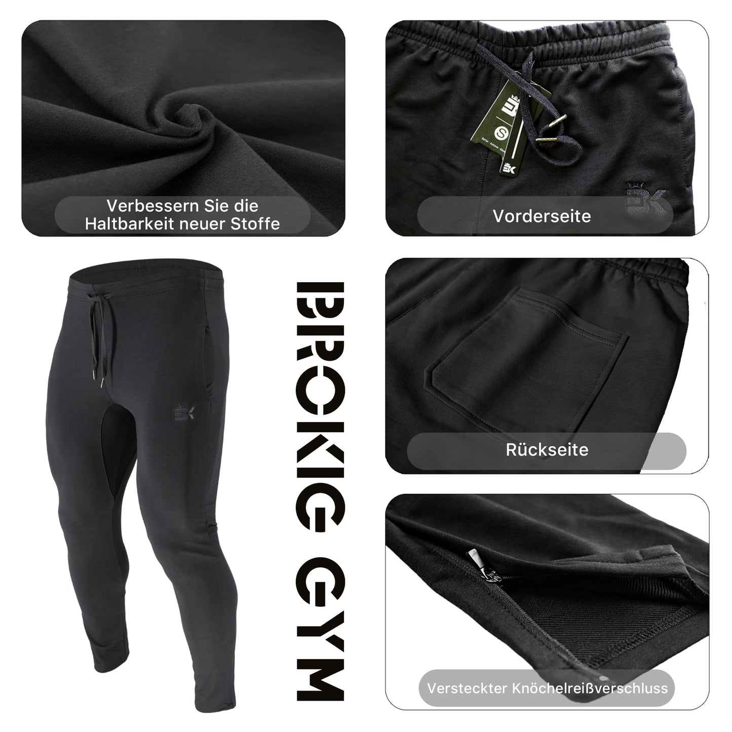 BROKIG Men’s Gym Sport Pants