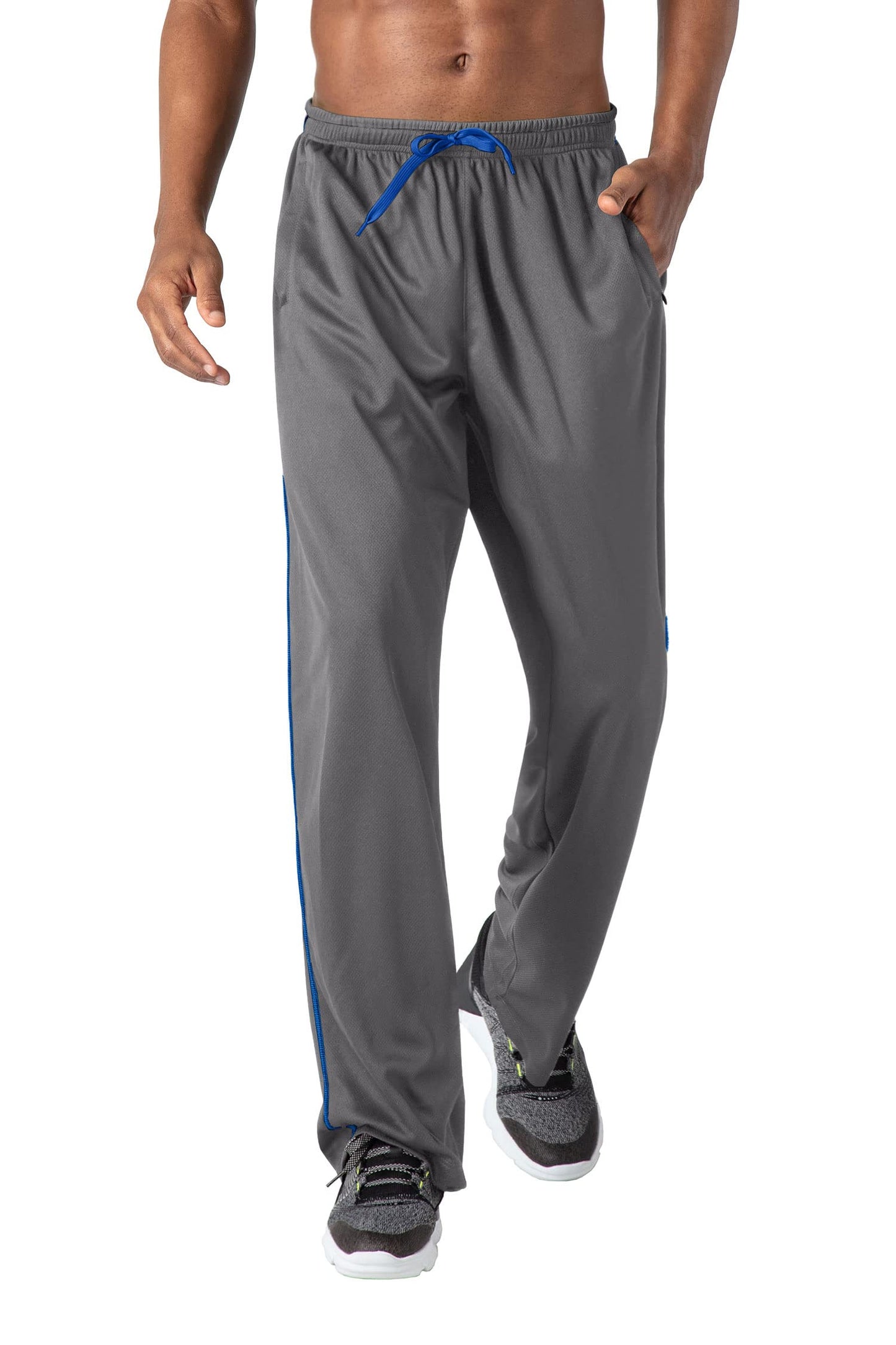 KEFITEVD Men’s Lightweight Jogging Pants with Zip Pockets