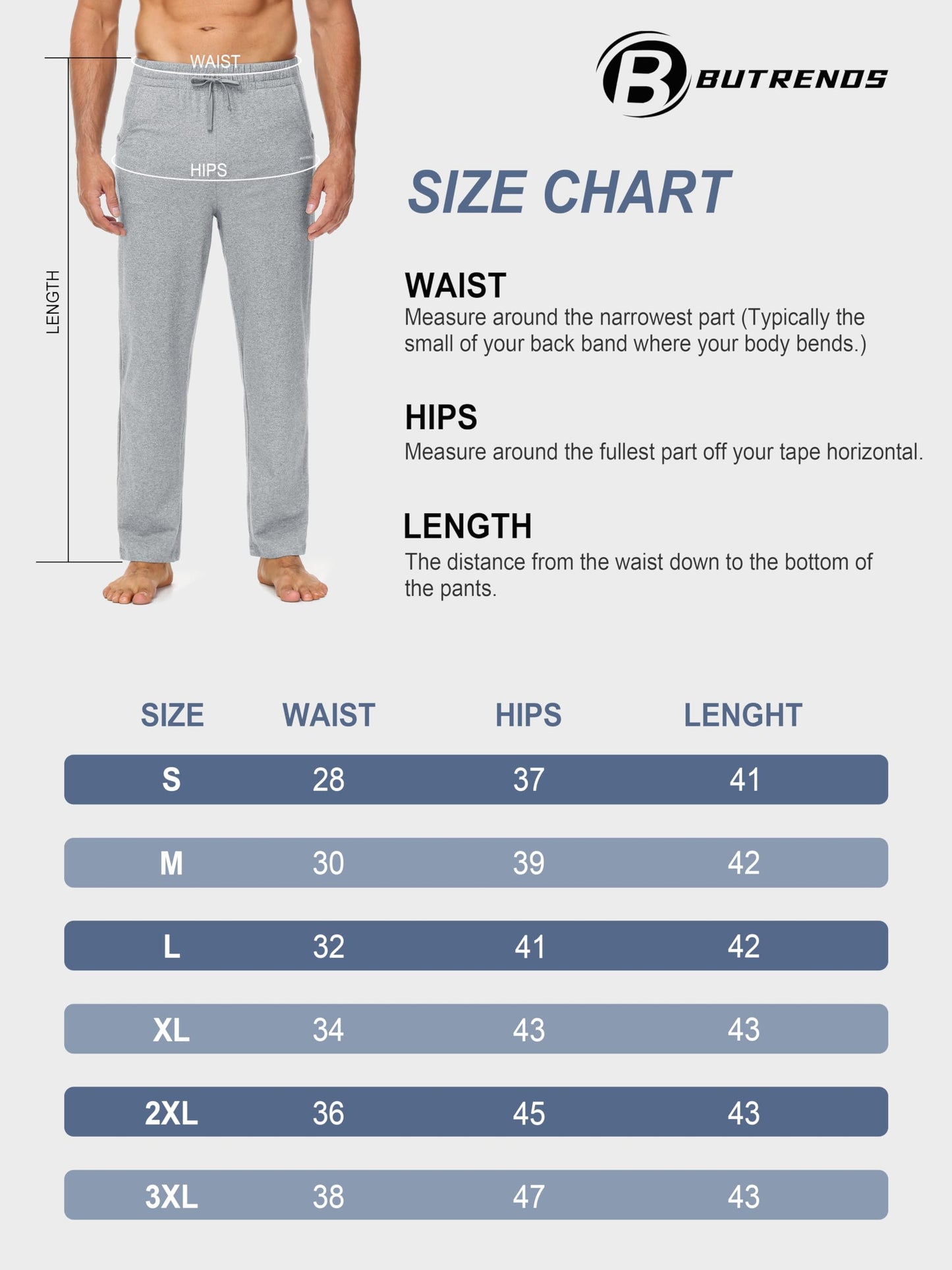 Butrends Men’s Cotton Joggers – Straight Leg Yoga & Training Pants