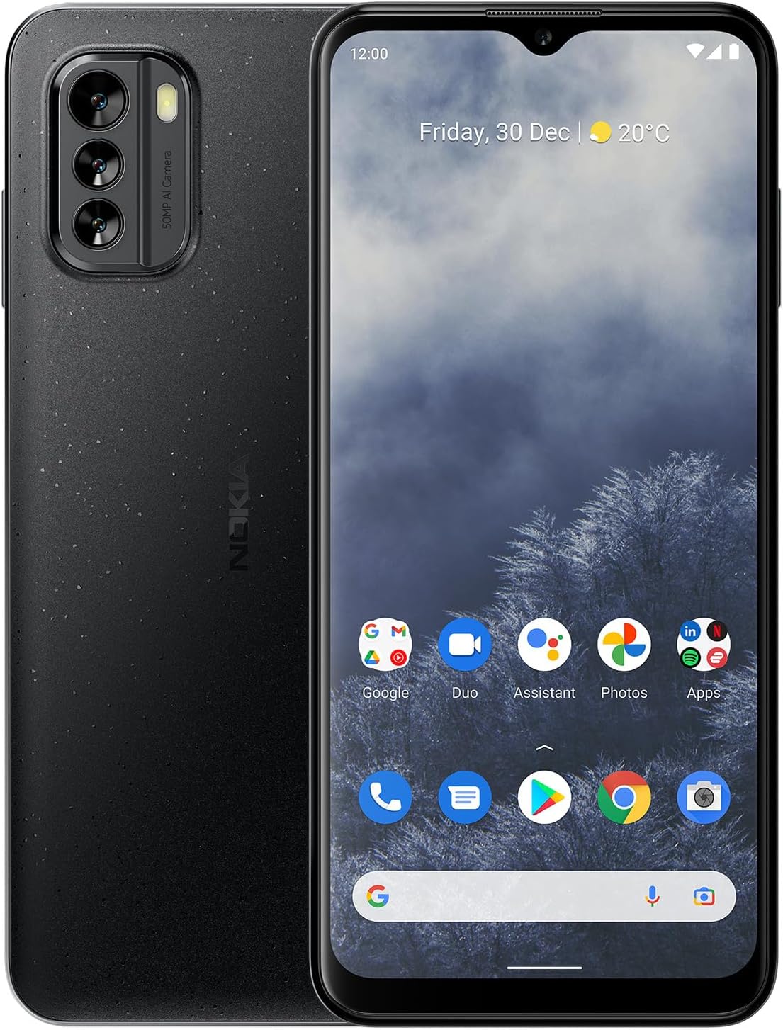 Nokia G60 5G - 6GB/128GB, 50MP Camera, 6.58", Dual SIM, Unlocked, Black