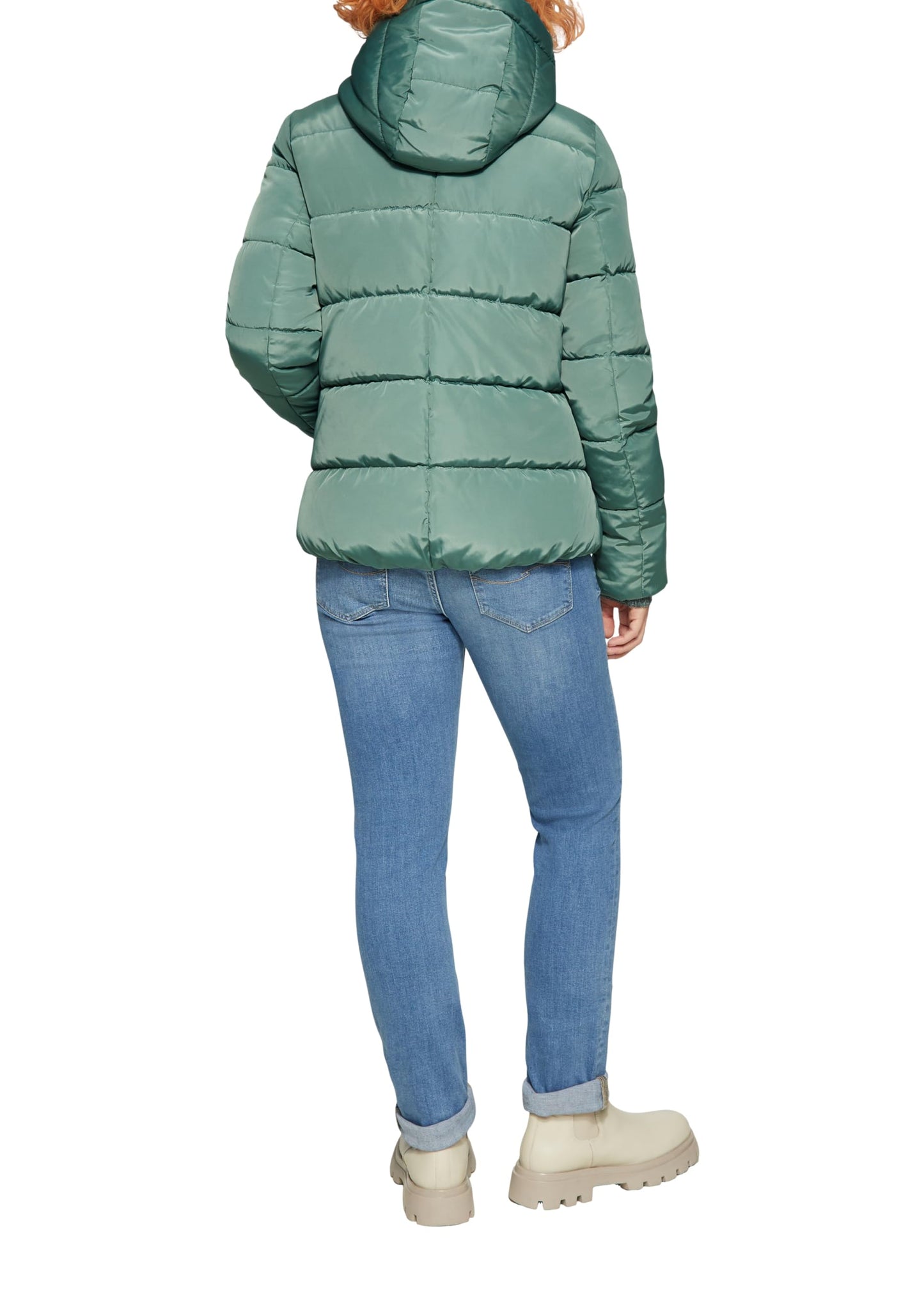 QS Women’s Padded Quilted Jacket with Hood