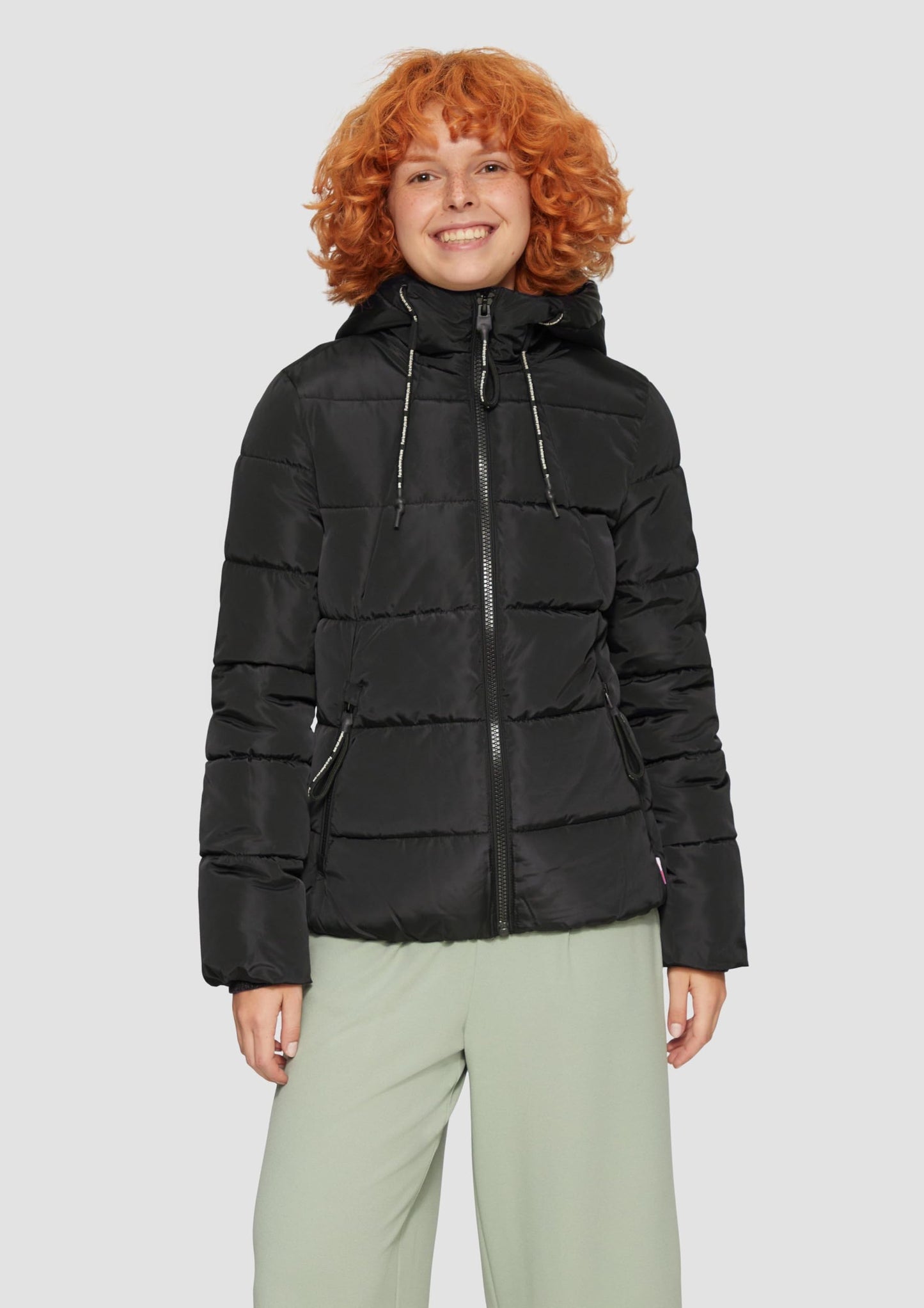 QS Women’s Padded Quilted Jacket with Hood