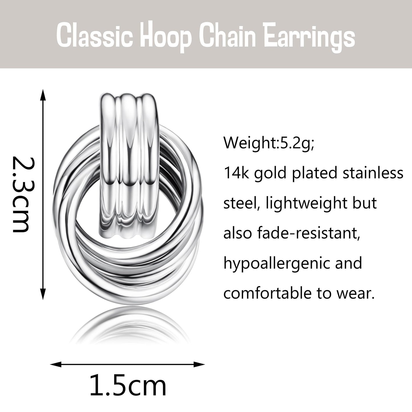 Dochais Knot Drop Earrings