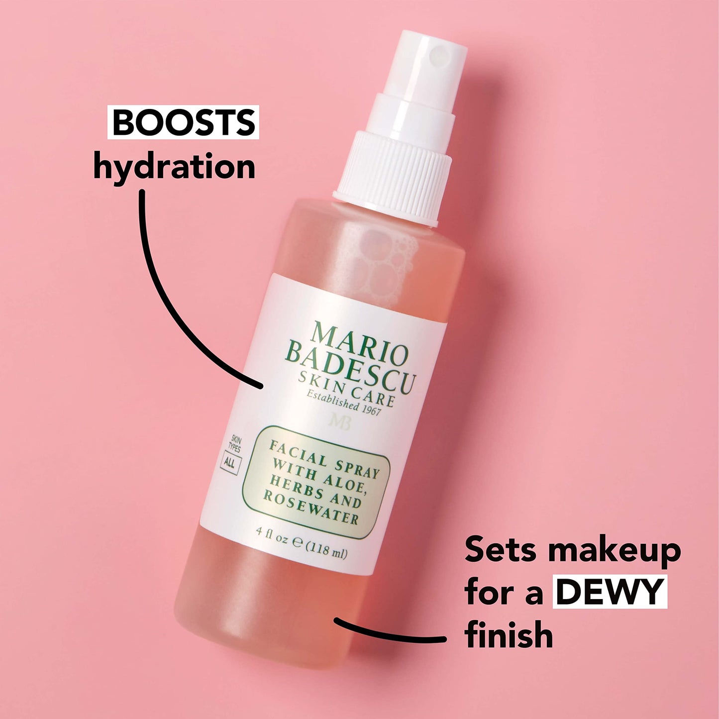 Mario Badescu Facial Spray with Aloe, Herbs & Rosewater