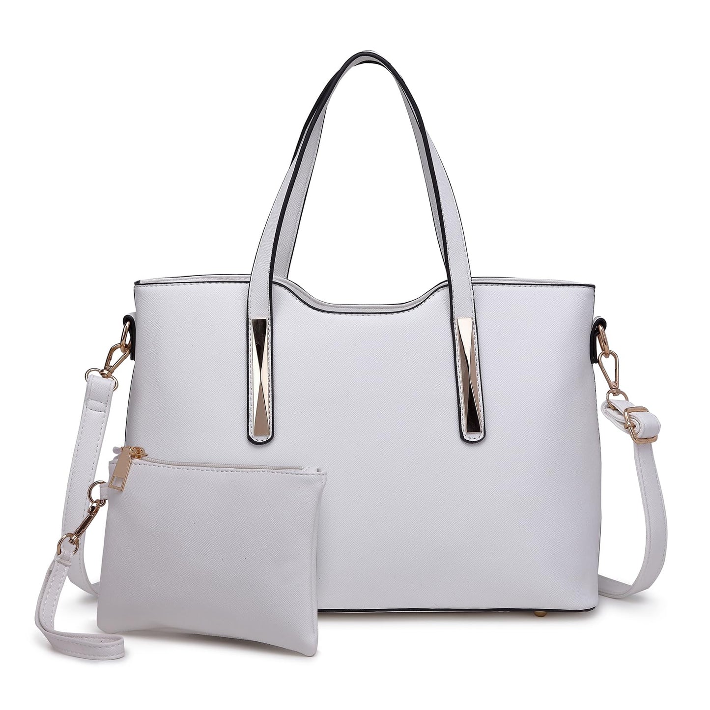 Miss Lulu Women’s Handbag – 2-Piece Medium Shoulder Bag Set