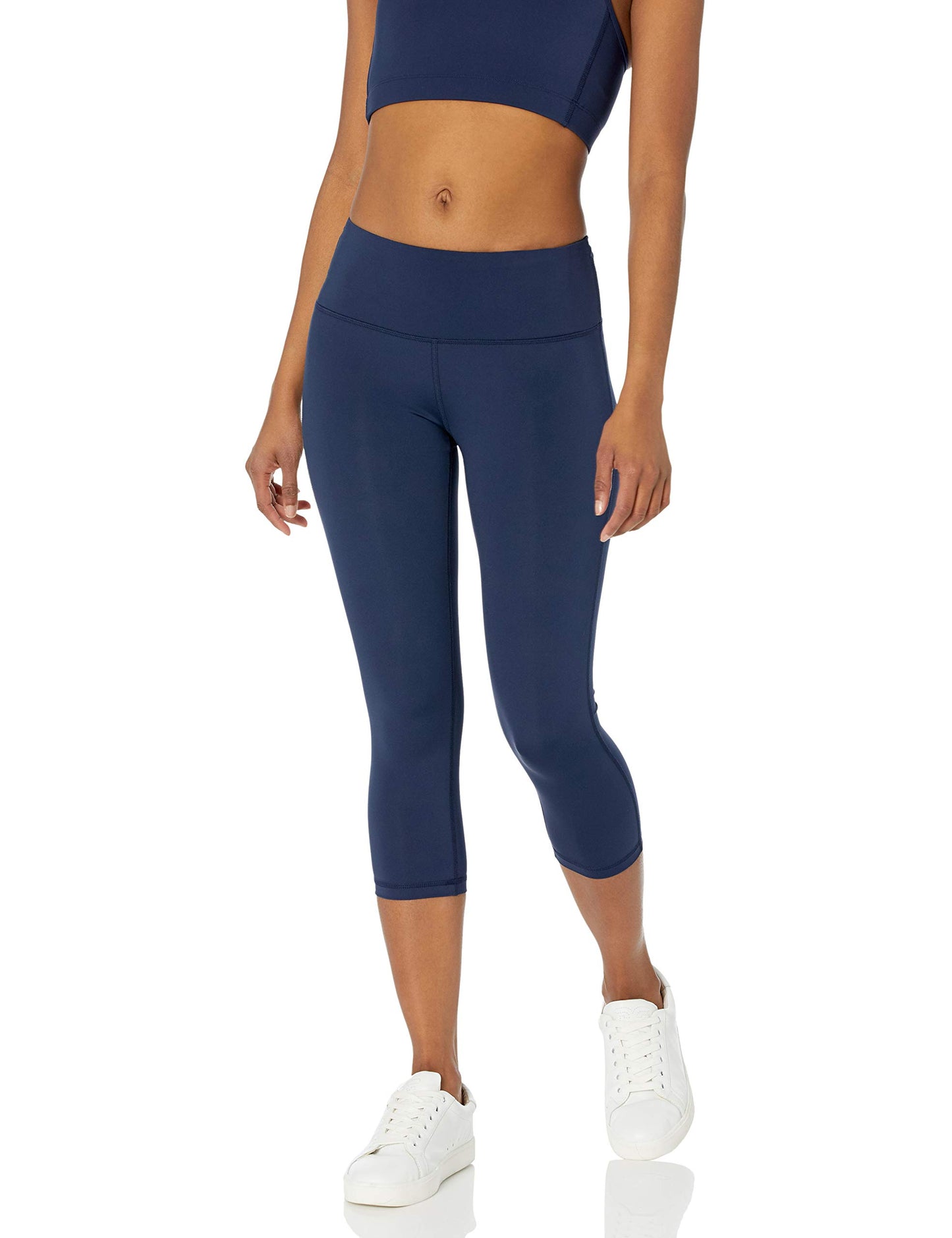 Essentials Women’s Active Sculpt Mid-Rise Capri Leggings