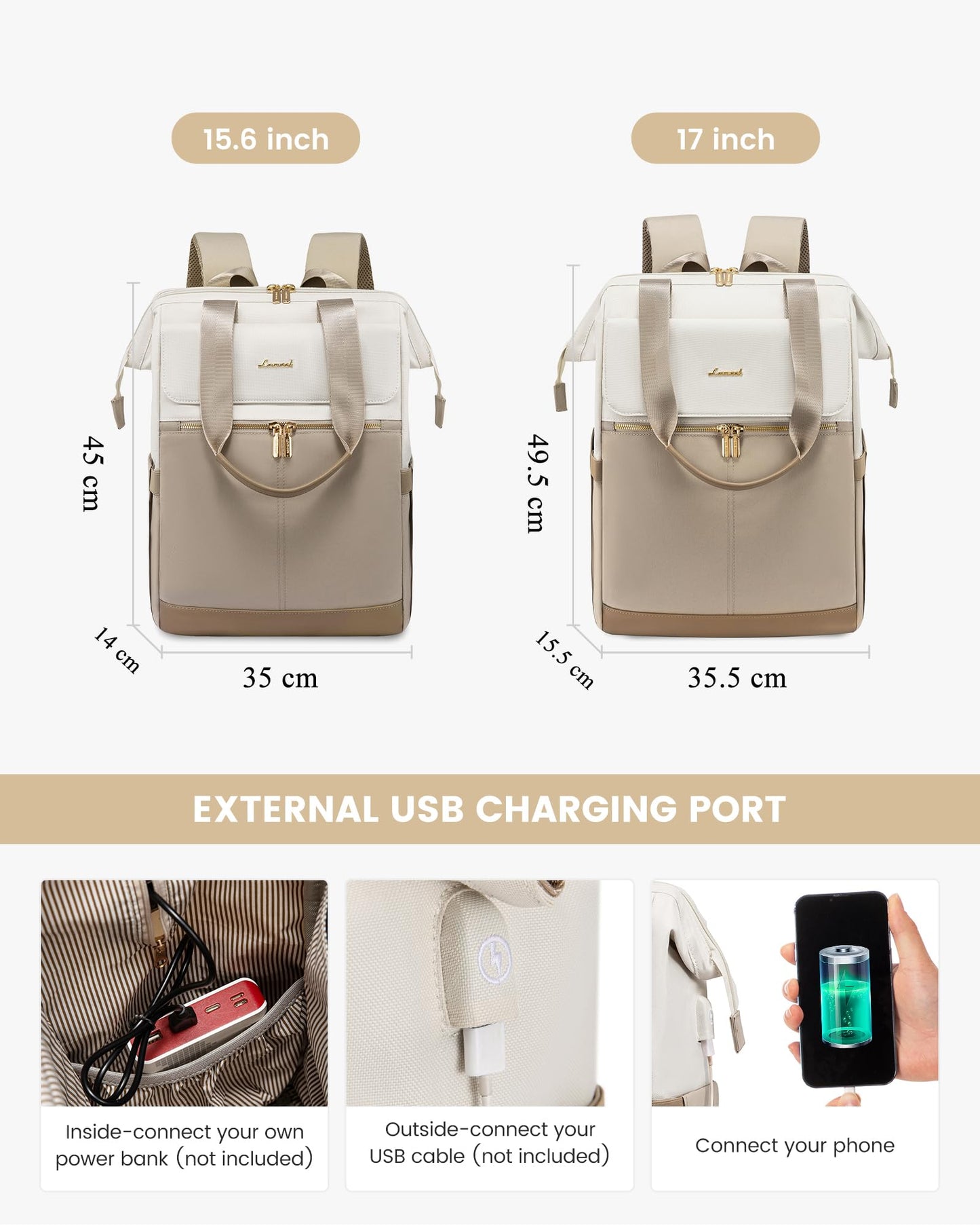 LOVEVOOK Women’s Laptop Backpack
