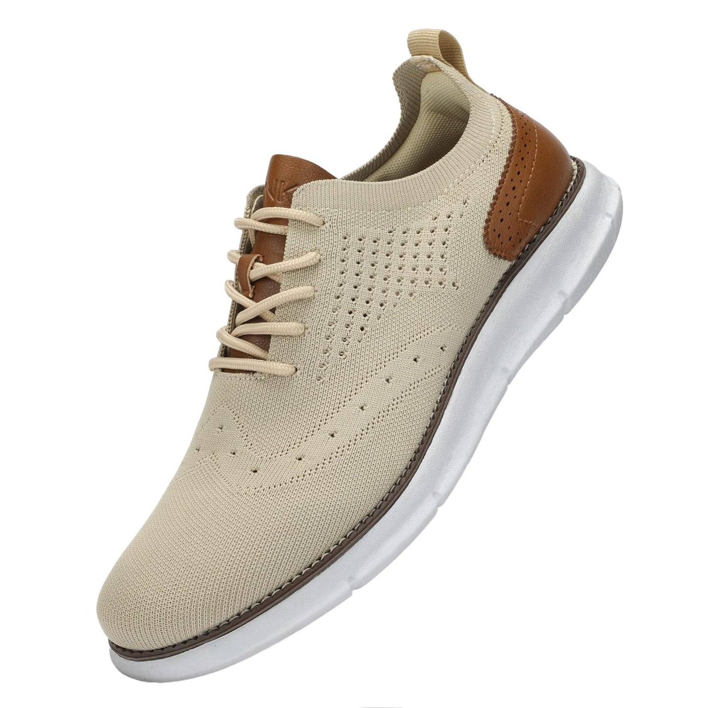 SVNKE Men's Dress Shoes – Breathable Knit Oxfords for Wedding & Casual Wear