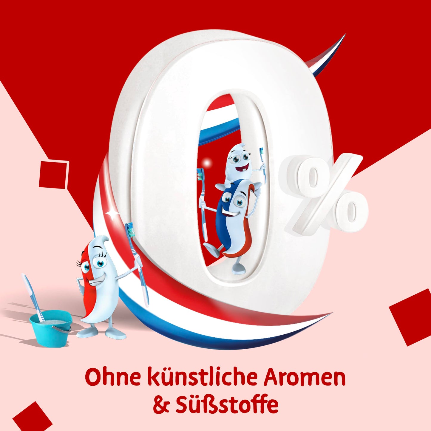 Odol-med3 Zahnpasta Milchzahn, für gesunde Milchzähne bis 6 Jahre, 50ml, Odol-med3 Zahncreme für Kinder besteht zu 95% aus Inhaltsstoffen natürlichen Ursprungs.