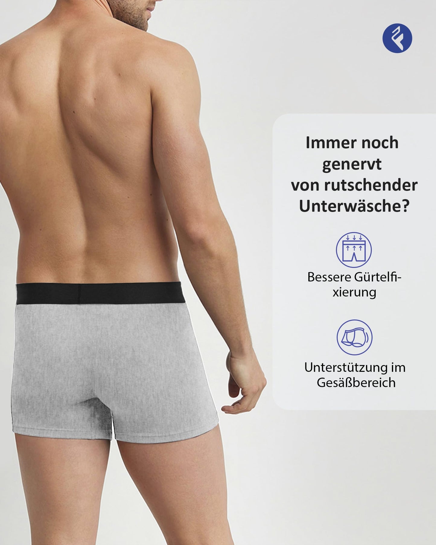 Fullluwaa Boxershorts for Men, 12-Pack