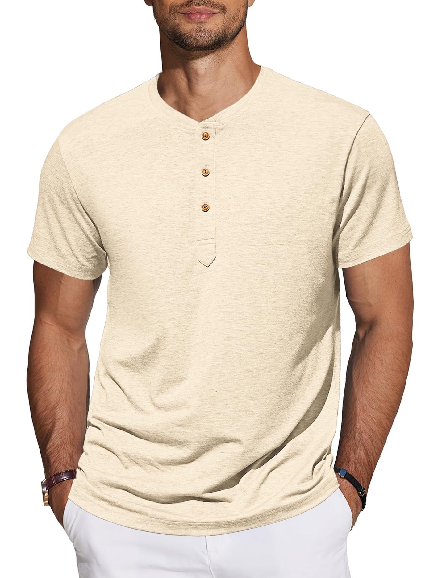 TARAINYA Men's Henley T-Shirt