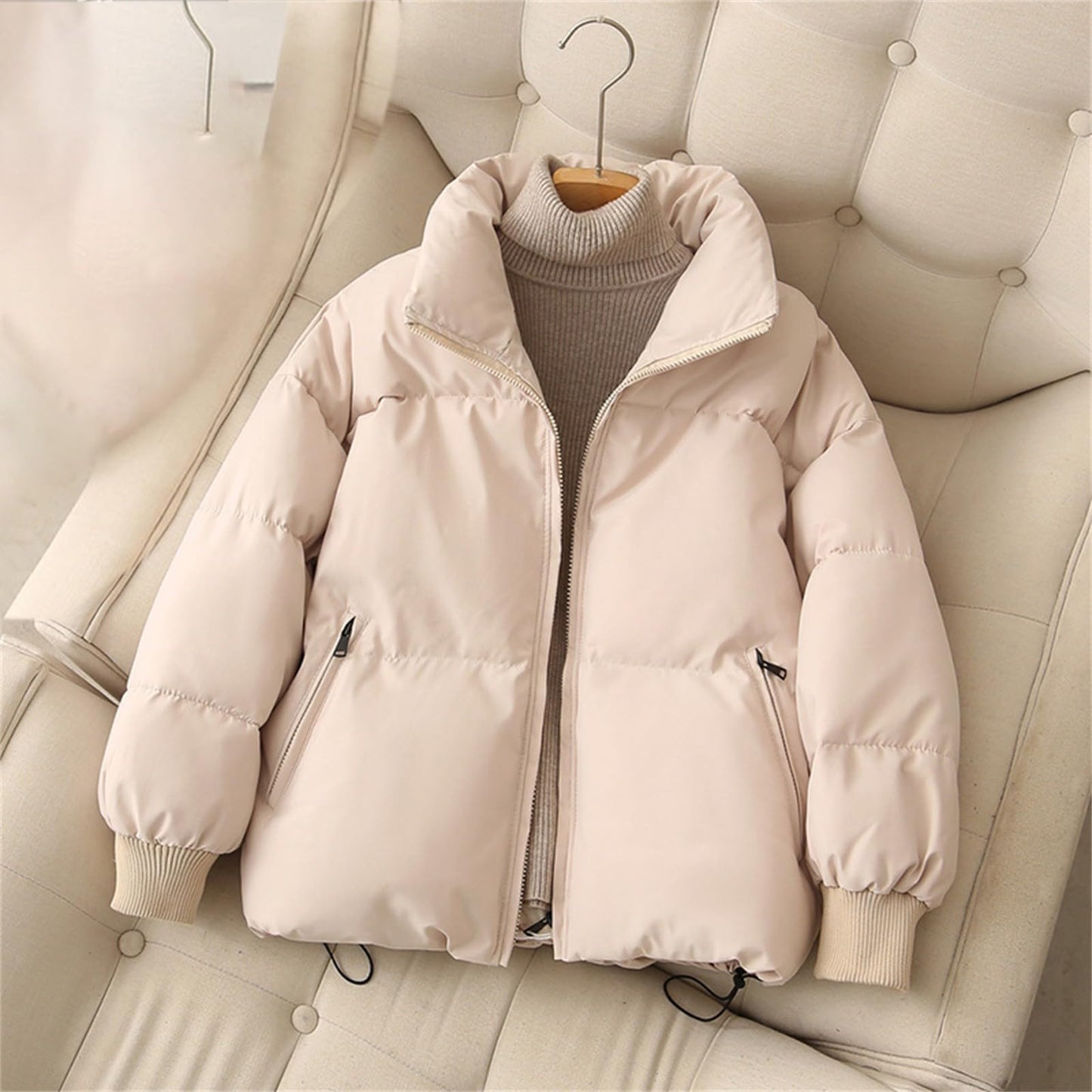BOTCAM Women’s Puff Parka – Lightweight Puffer Winter Jacket