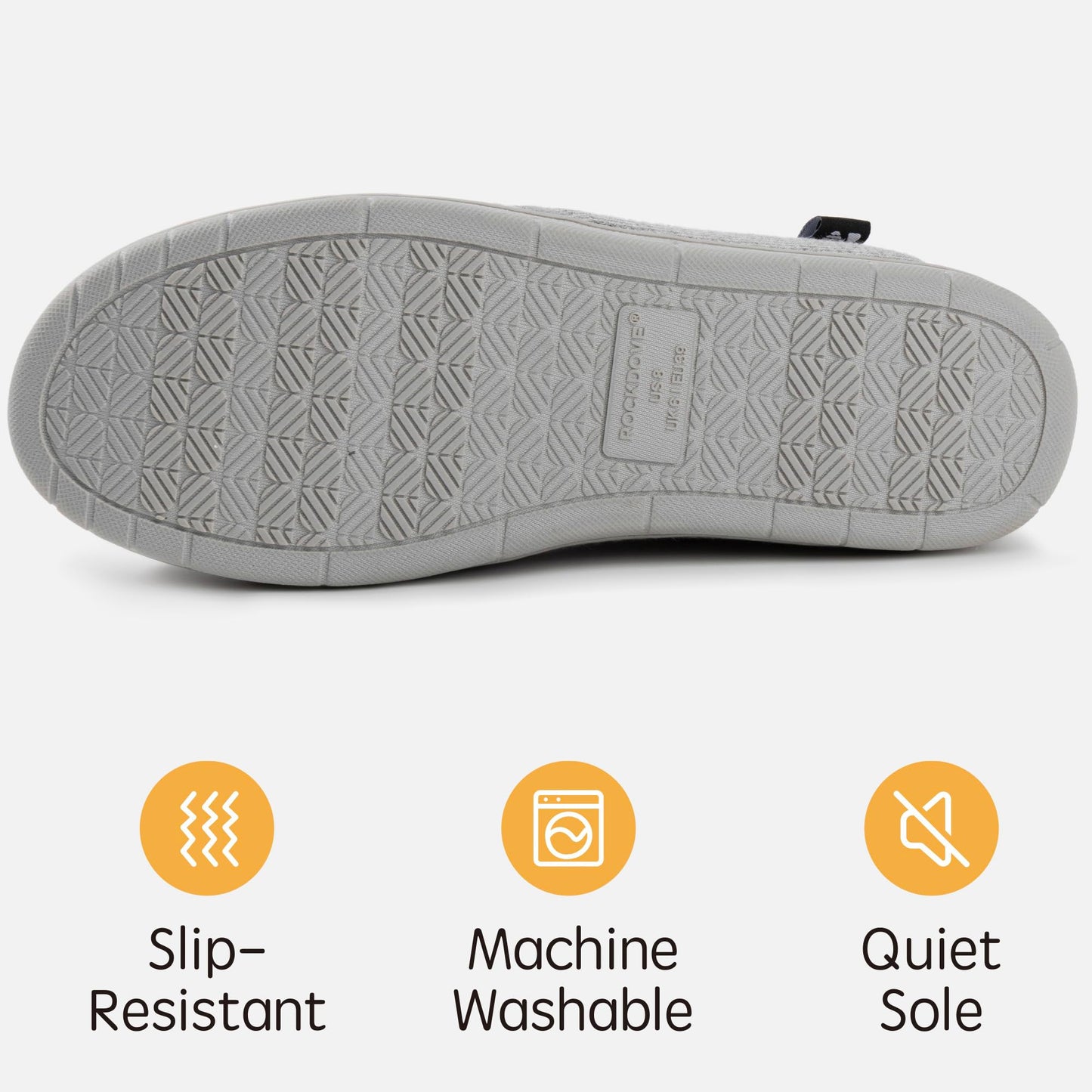 RockDove Ladies Two-Tone Hooded Loafers with Removable Insole