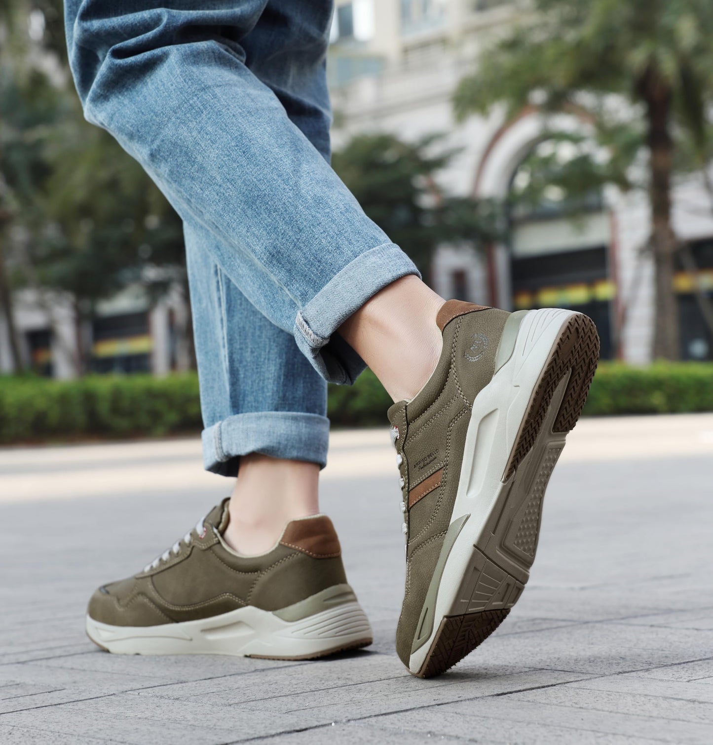 ARRIGO BELLO Men’s Lightweight Sneakers – Breathable Walking & Outdoor Sports Shoes